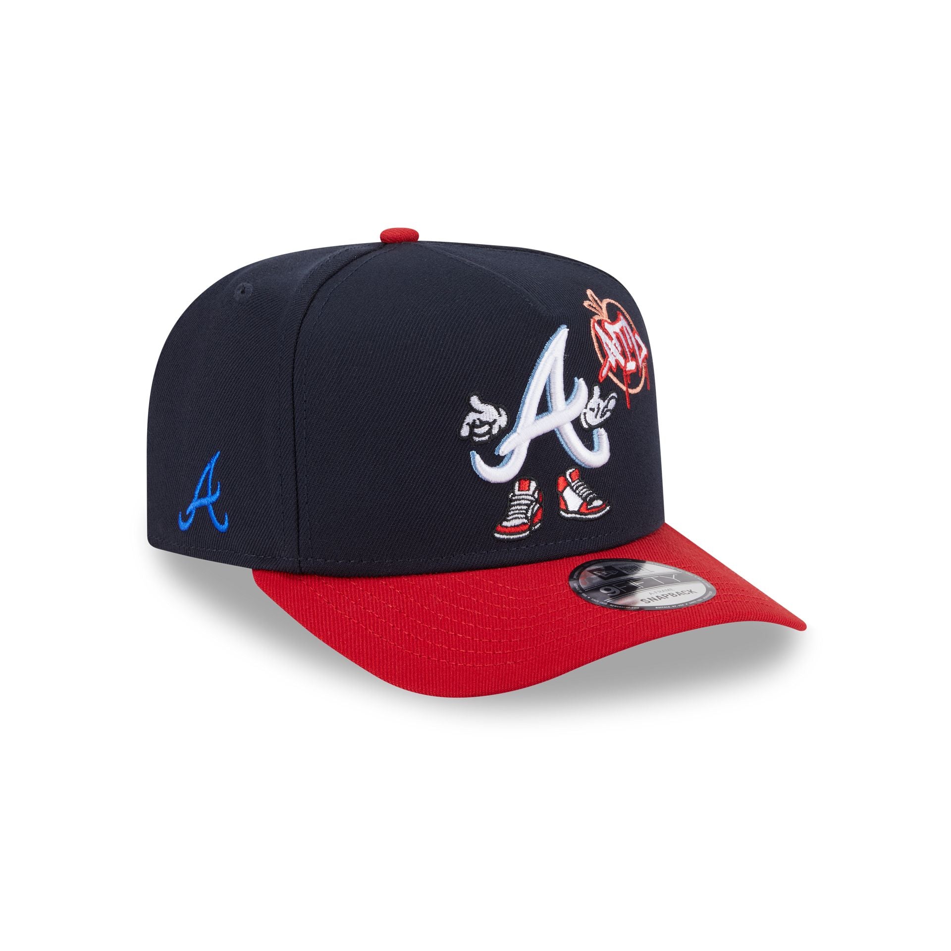 Atlanta Braves Cartoon 9FIFTY A-Frame Snapback Hat