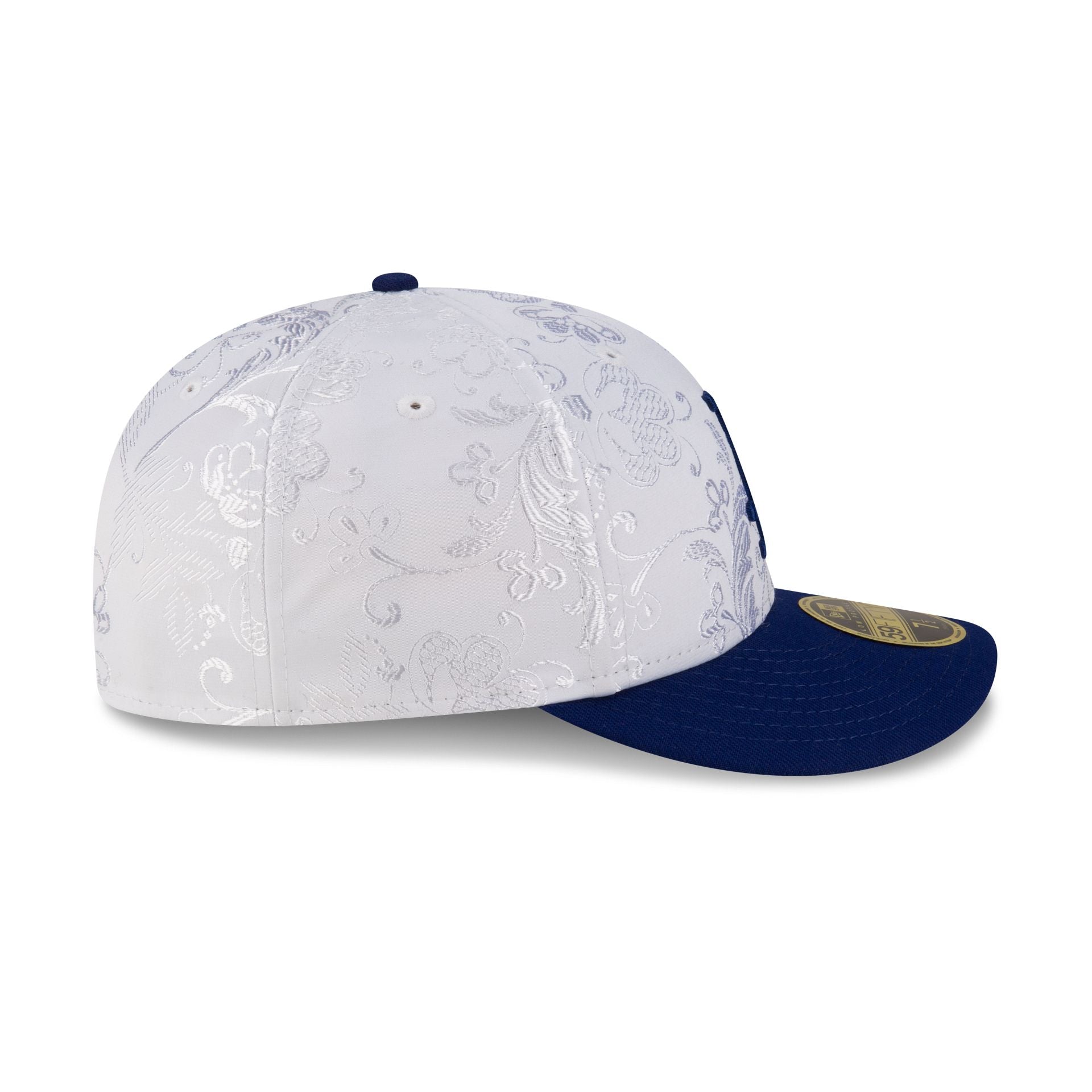 Los Angeles Dodgers Floral Shine Low Profile 59FIFTY Fitted Hat - Image 5