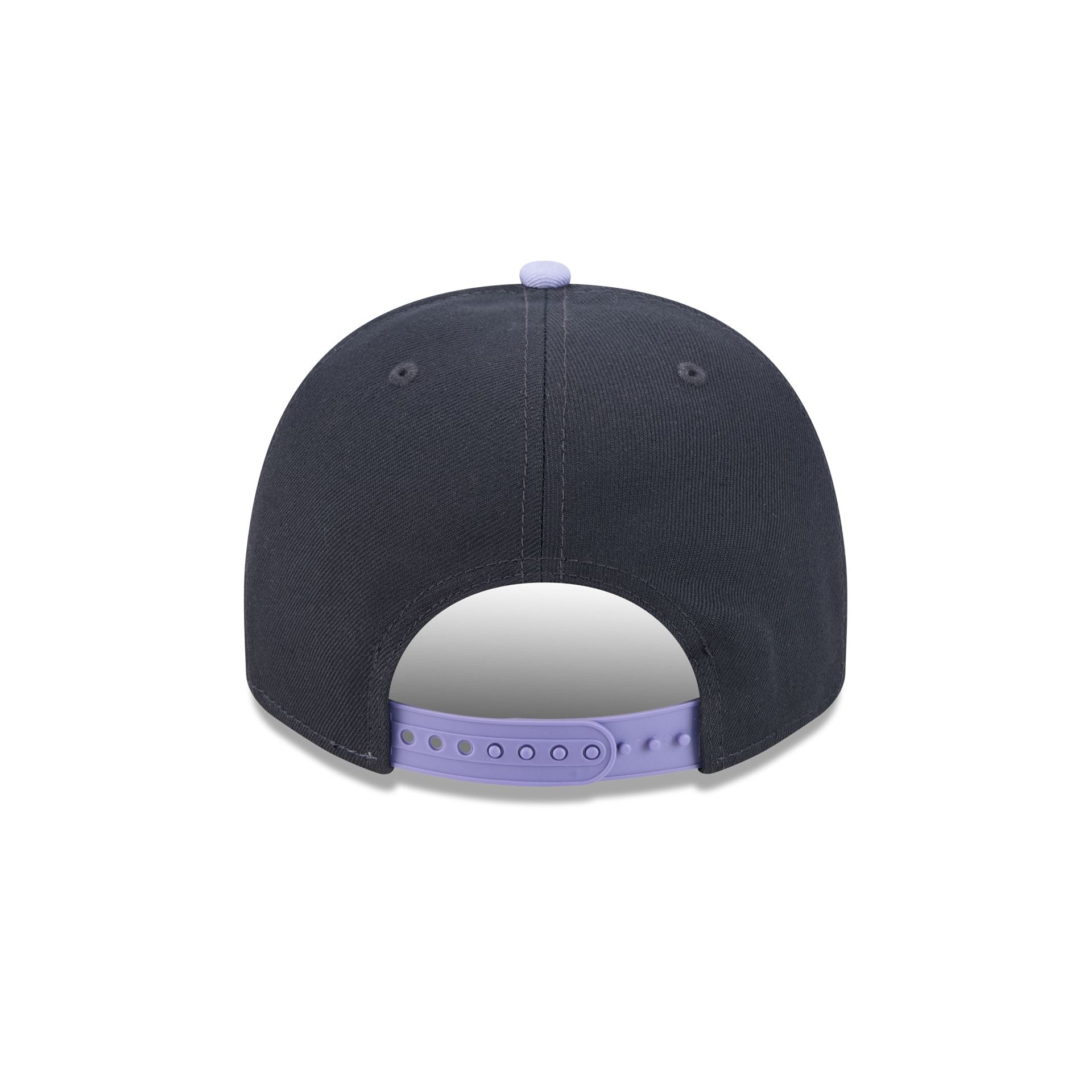 Houston Astros Navy Lavender 9FIFTY A-Frame Snapback Hat - Image 6