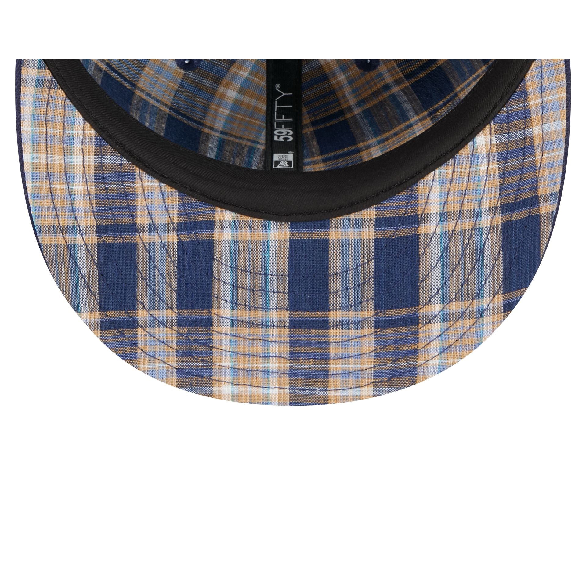 Seattle Mariners Blue Tartan 59FIFTY Fitted Hat - Image 7