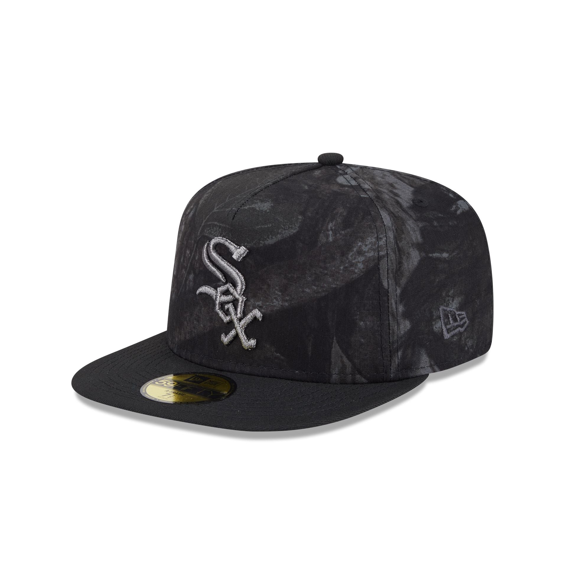 Just Caps Ripstop Camo Chicago White Sox 59FIFTY A-Frame Fitted Hat - Image 3