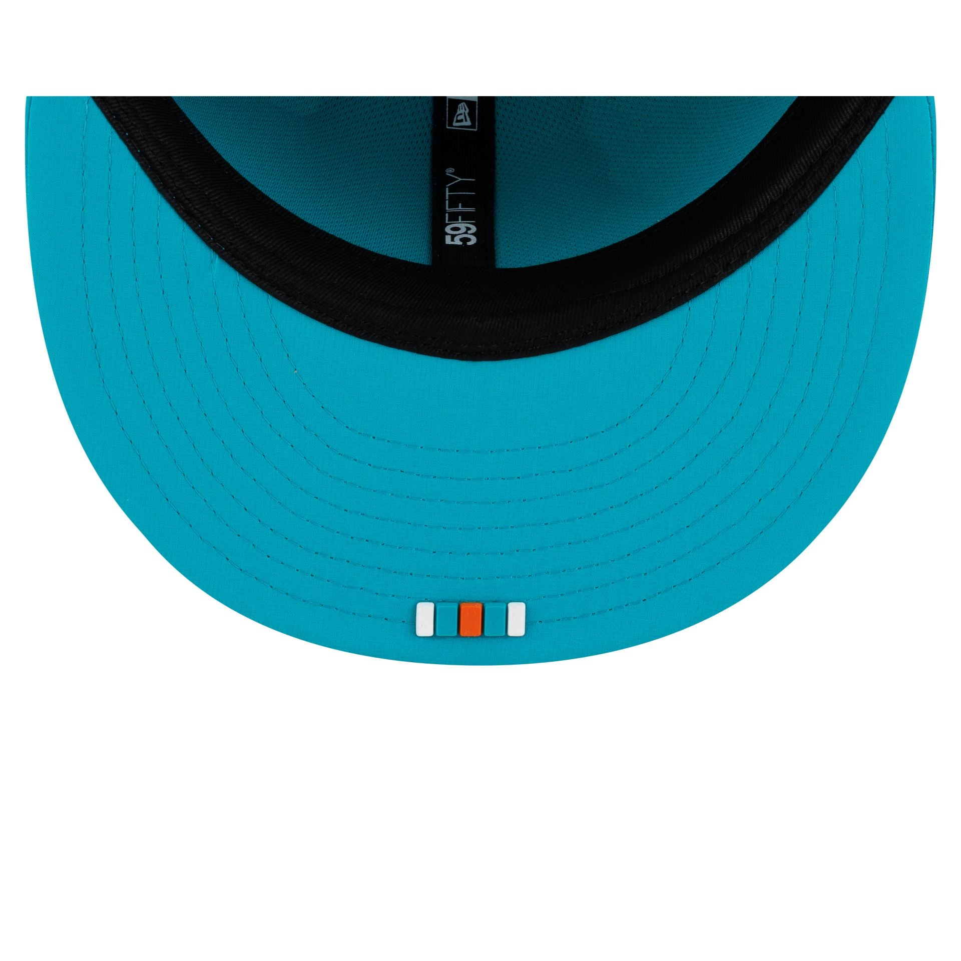 Miami Dolphins 2025 Sideline Hot Weather 59FIFTY Fitted Hat - Image 7