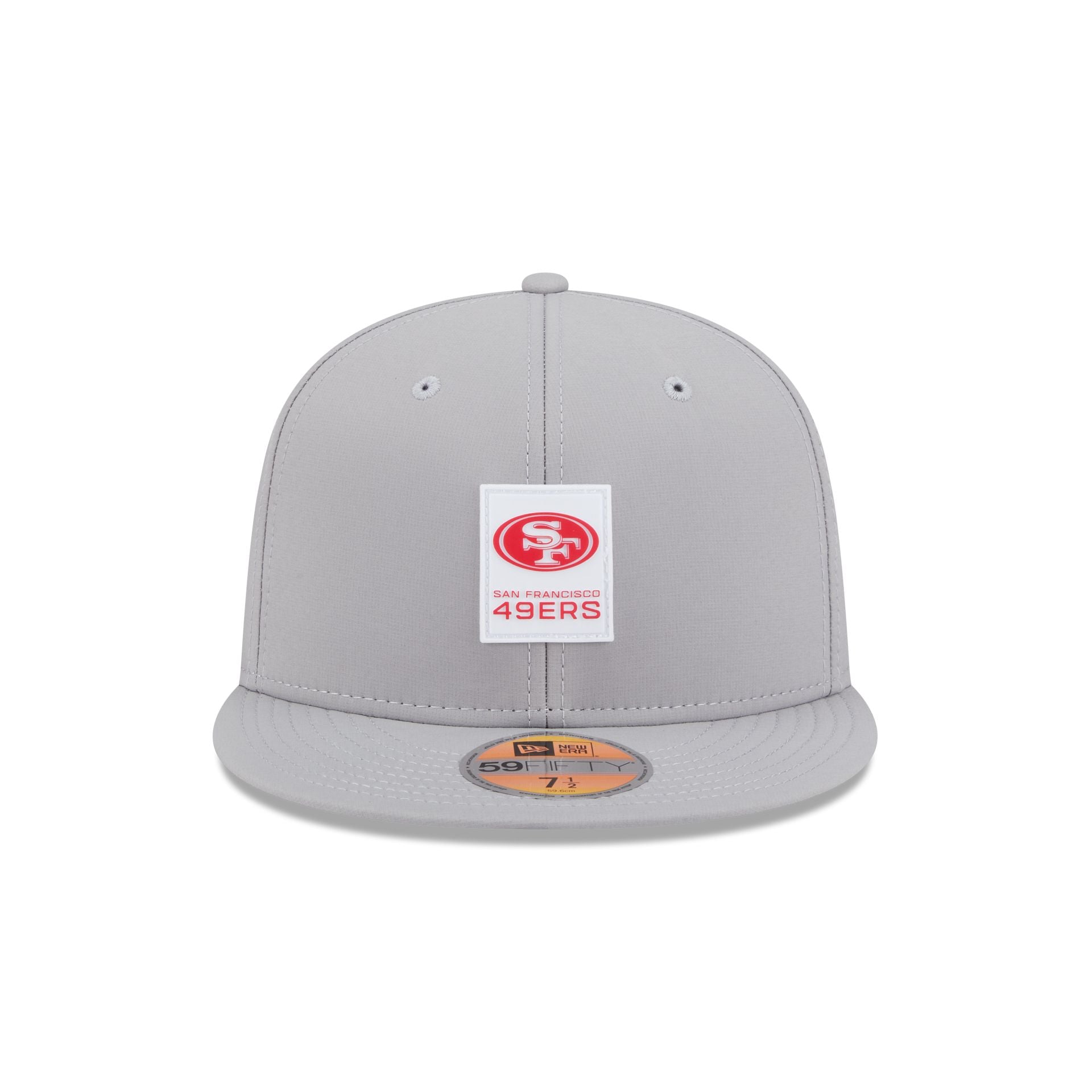 San Francisco 49ers 2025 Sideline Hot Weather Gray 59FIFTY Fitted Hat - Image 2