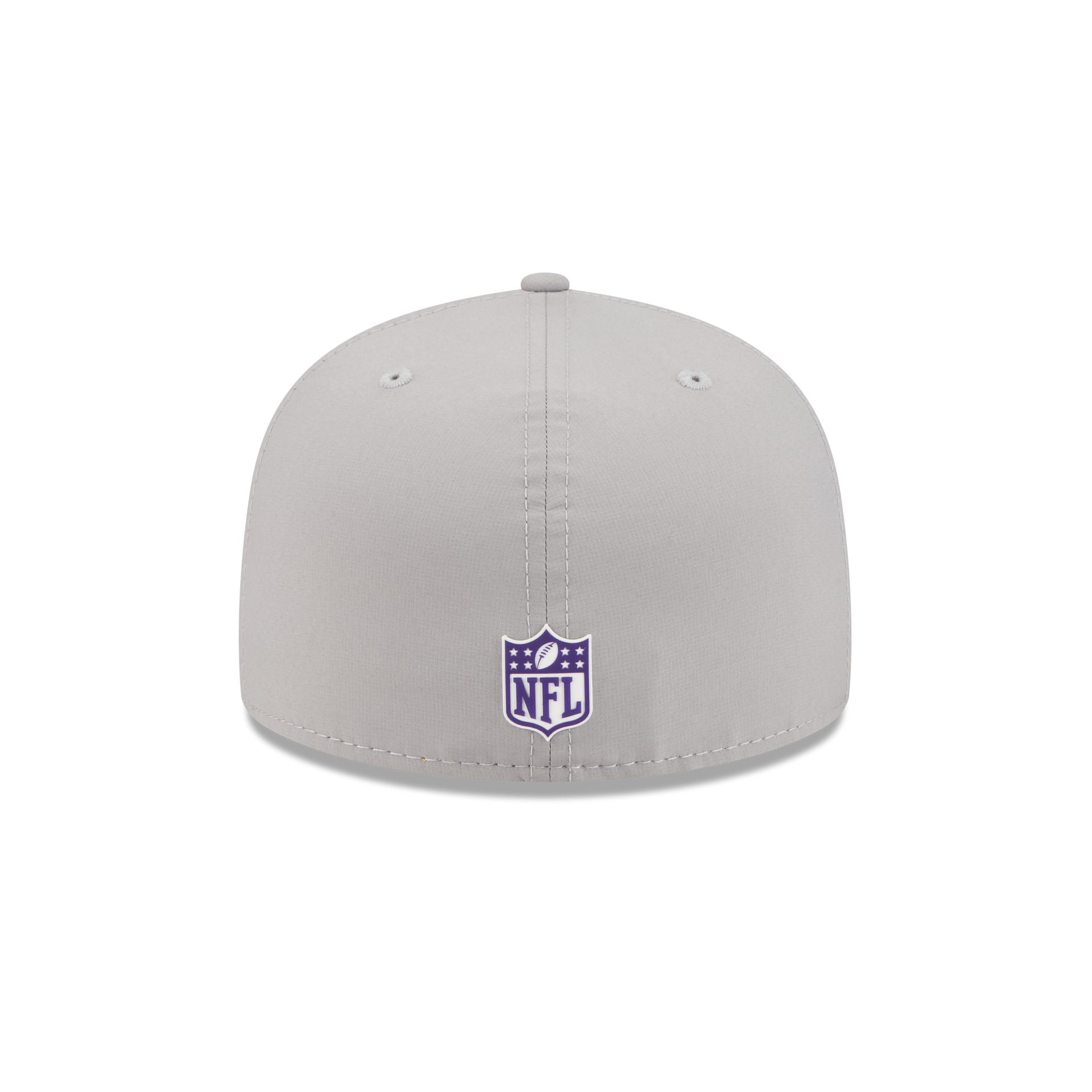 Minnesota Vikings 2025 Sideline Hot Weather Gray 59FIFTY Fitted Hat - Image 6