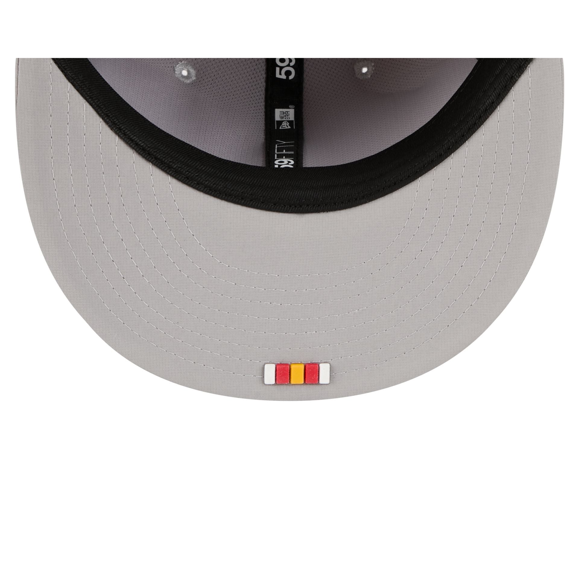 Kansas City Chiefs 2025 Sideline Hot Weather Gray 59FIFTY Fitted Hat - Image 7