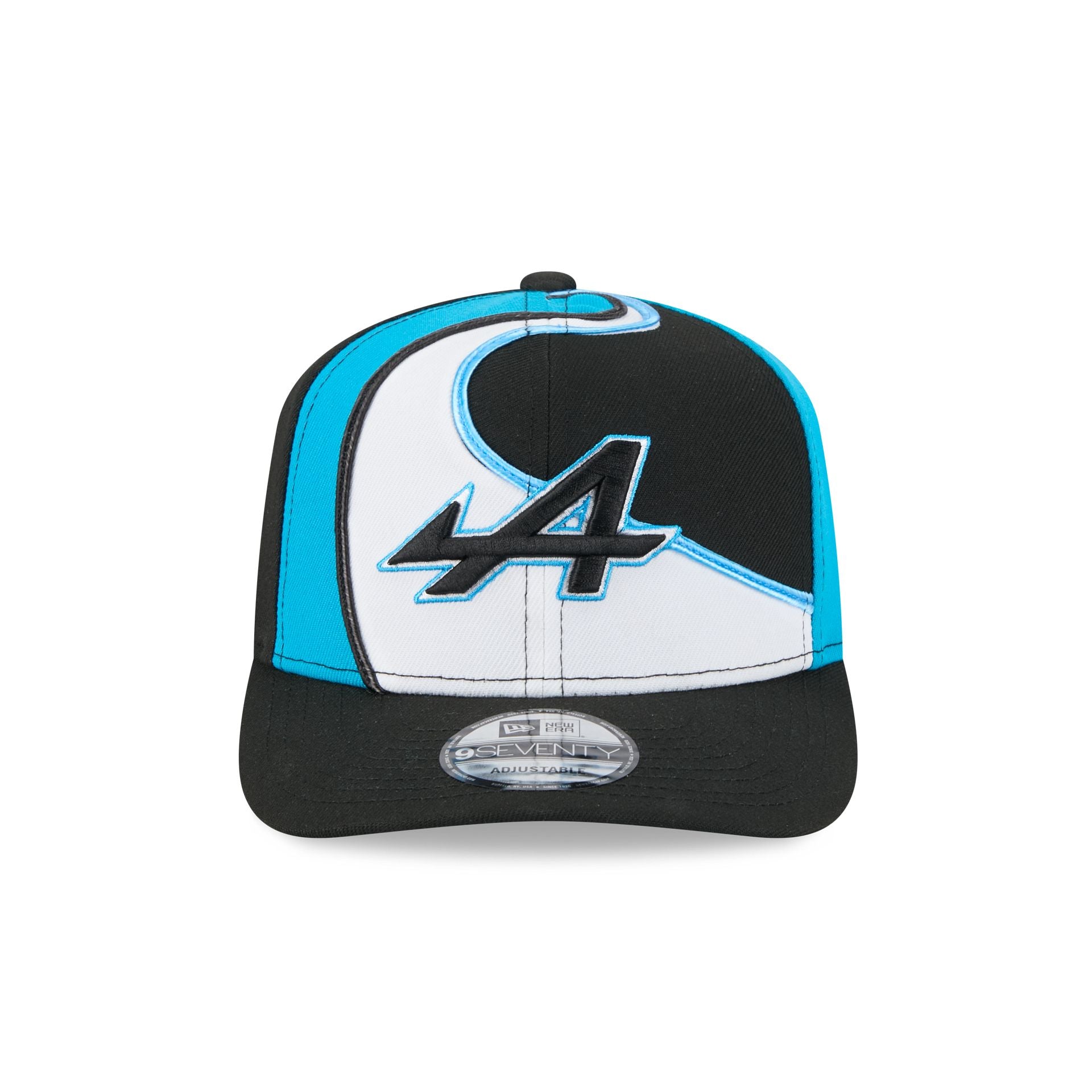 2025 Miami Race BWT Alpine F1 Team Blue Black 9SEVENTY Stretch-Snap Hat - Image 3