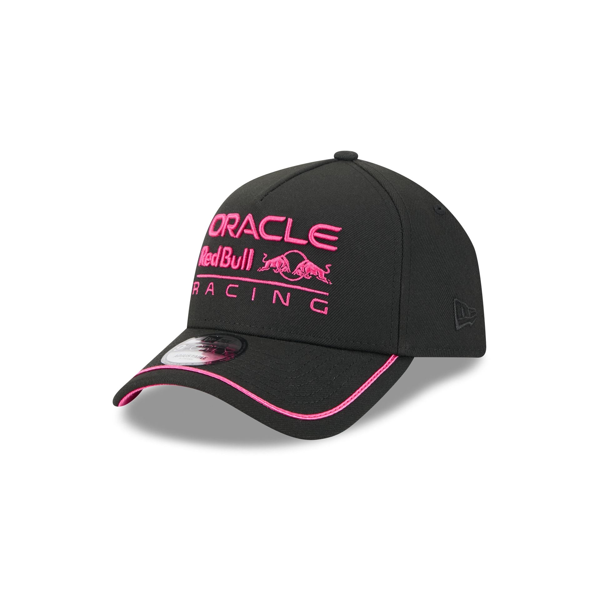 2025 Miami Race Oracle Red Bull Racing Black 9FORTY A-Frame Snapback Hat - Image 3