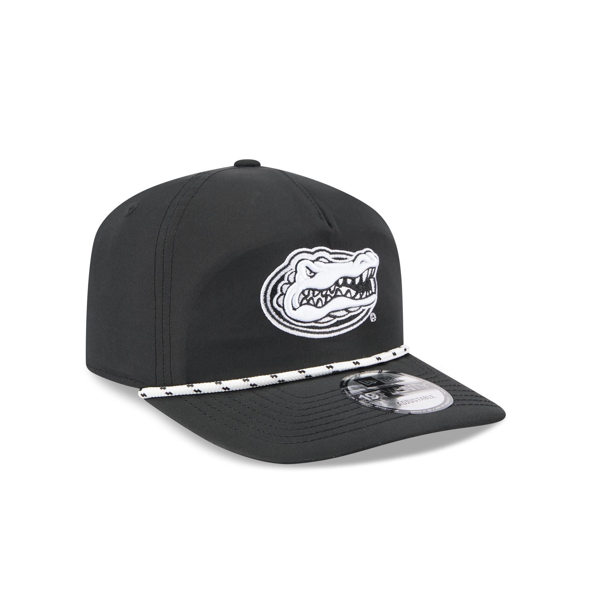 Florida Gators Black and White Rope 19TWENTY Snapback Hat - Image 3