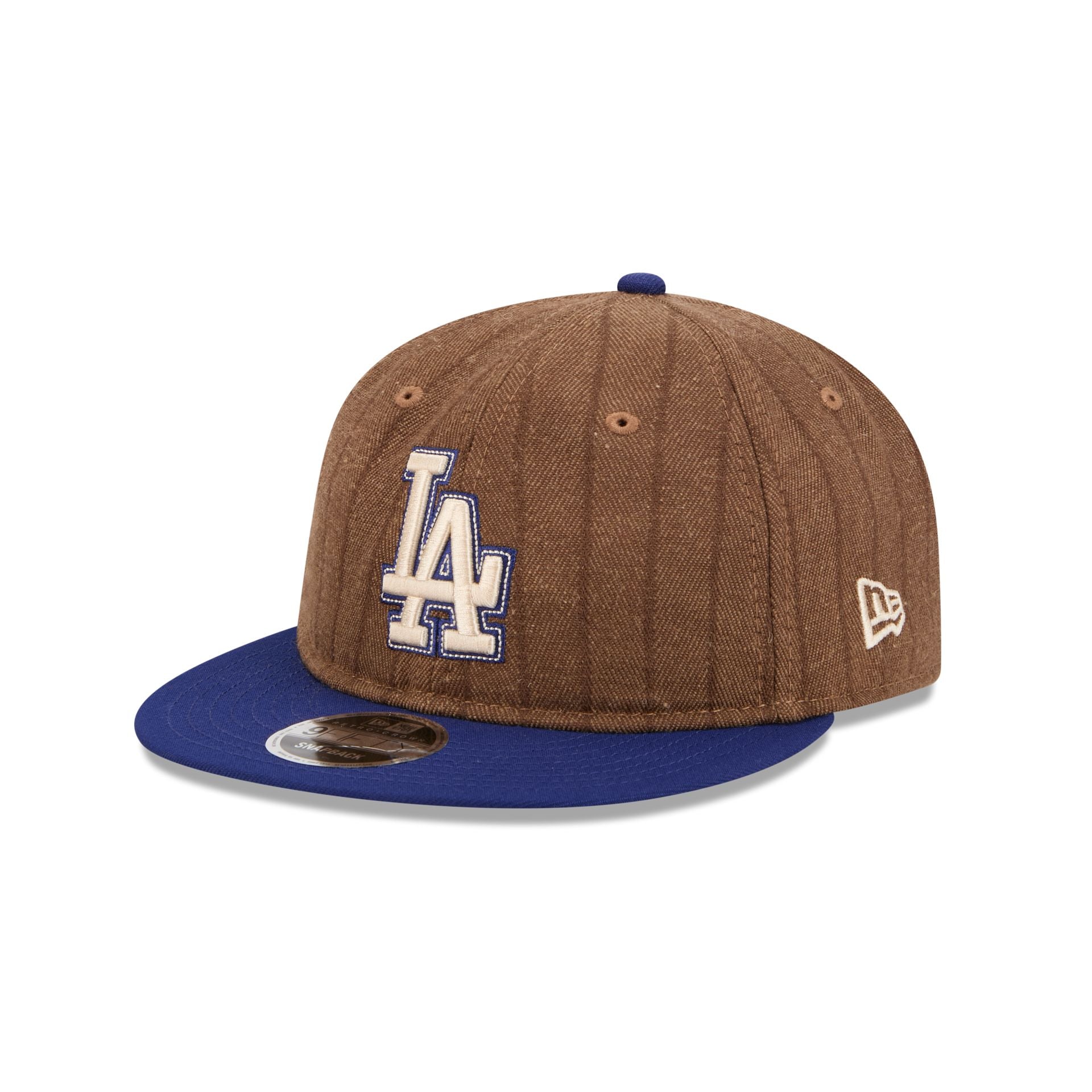 Los Angeles Dodgers Three Looms Wool Pinstripe Retro Crown 9FIFTY Adjustable Hat - Image 3