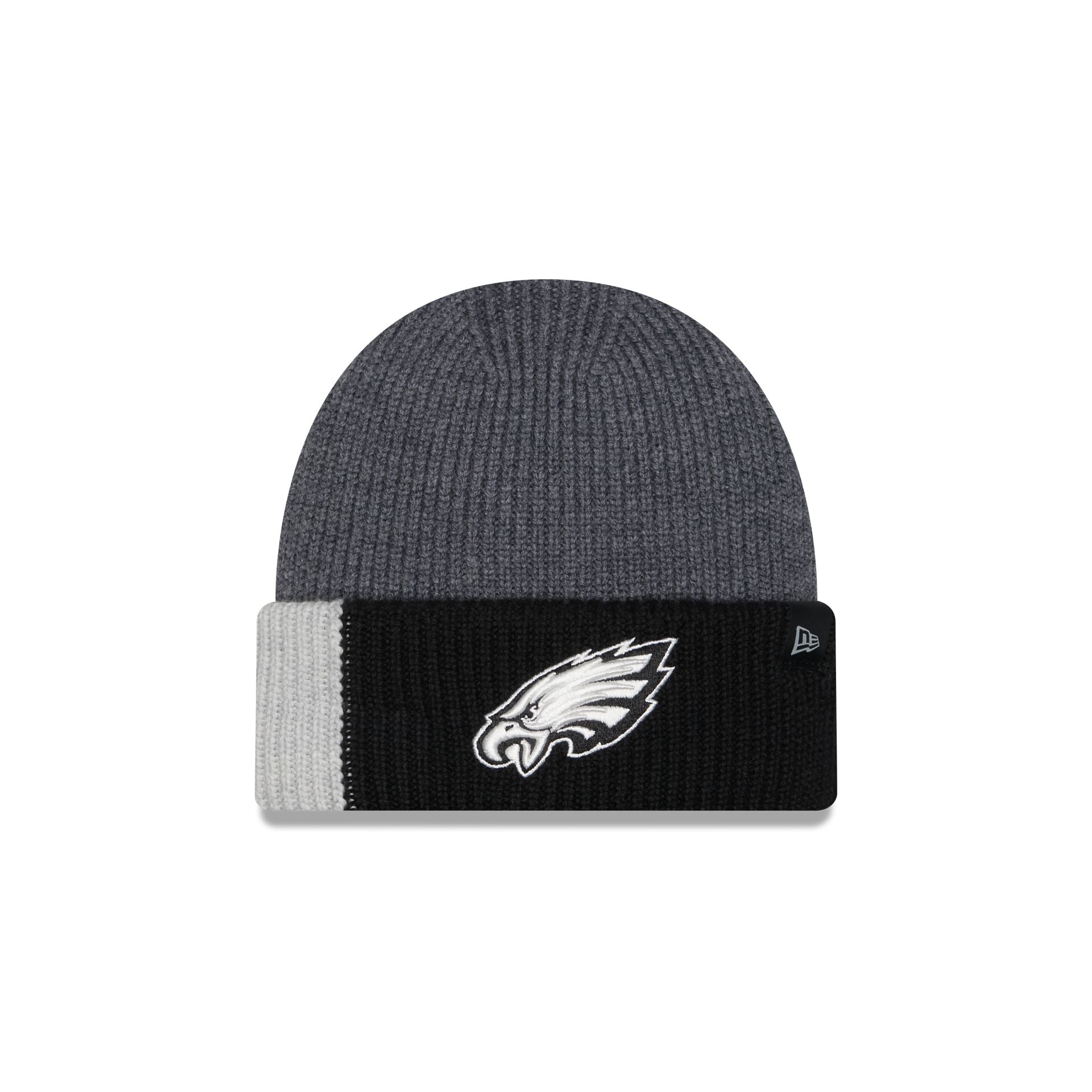 Philadelphia Eagles Merino Wool Color Block Cuff Knit Hat