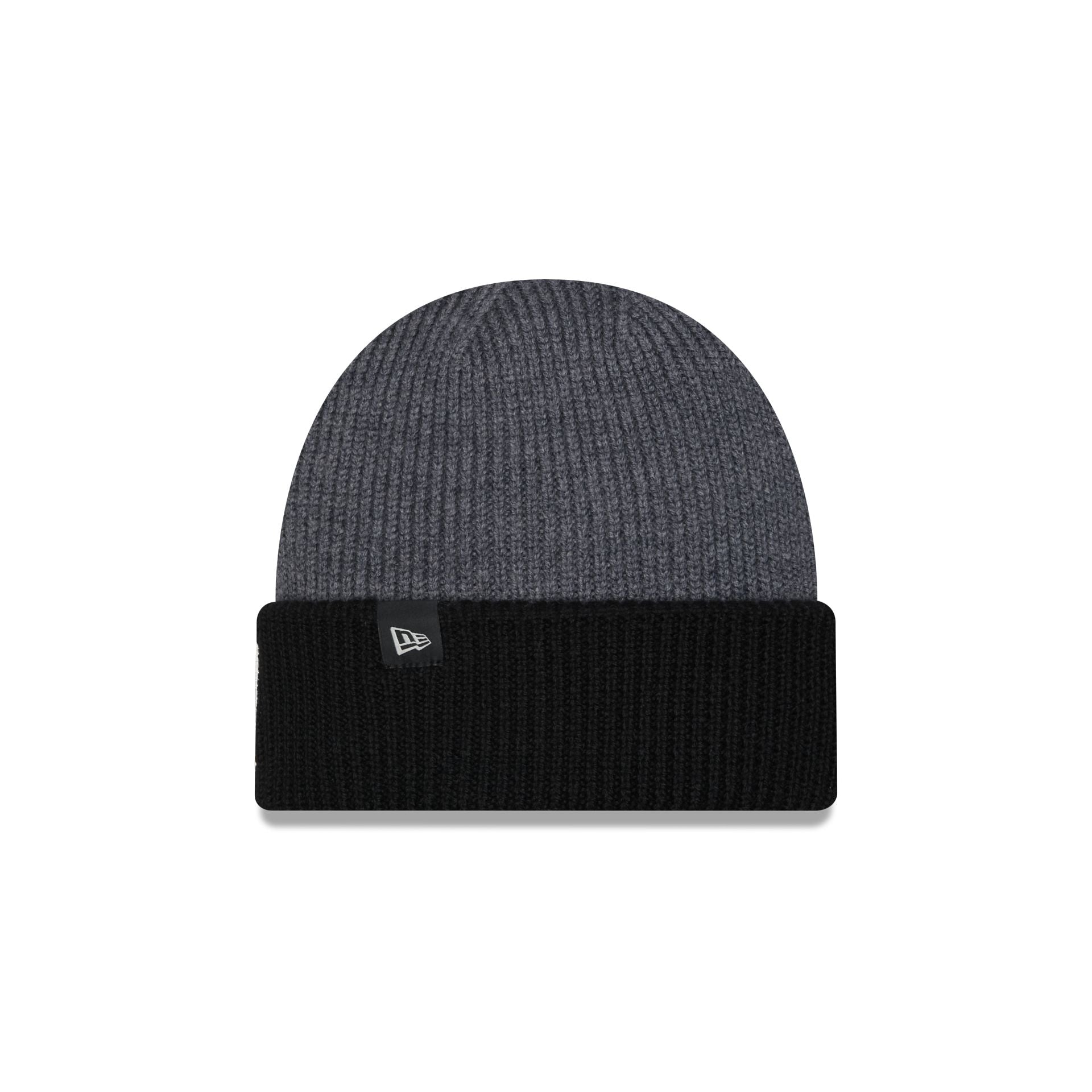 Las Vegas Raiders Merino Wool Color Block Cuff Knit Hat - Image 2