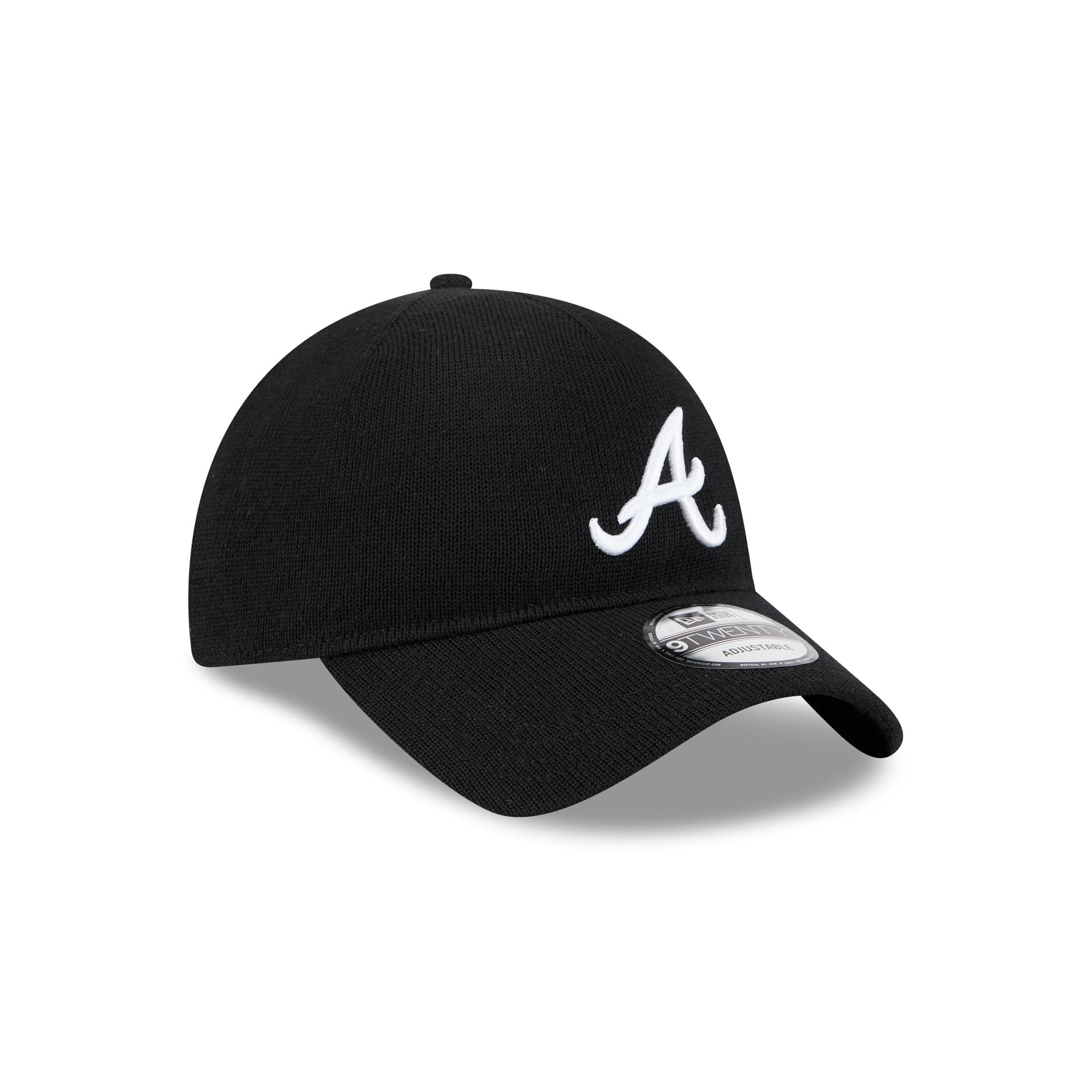 Atlanta Braves Merino Wool Black 9TWENTY Adjustable Hat - Image 3