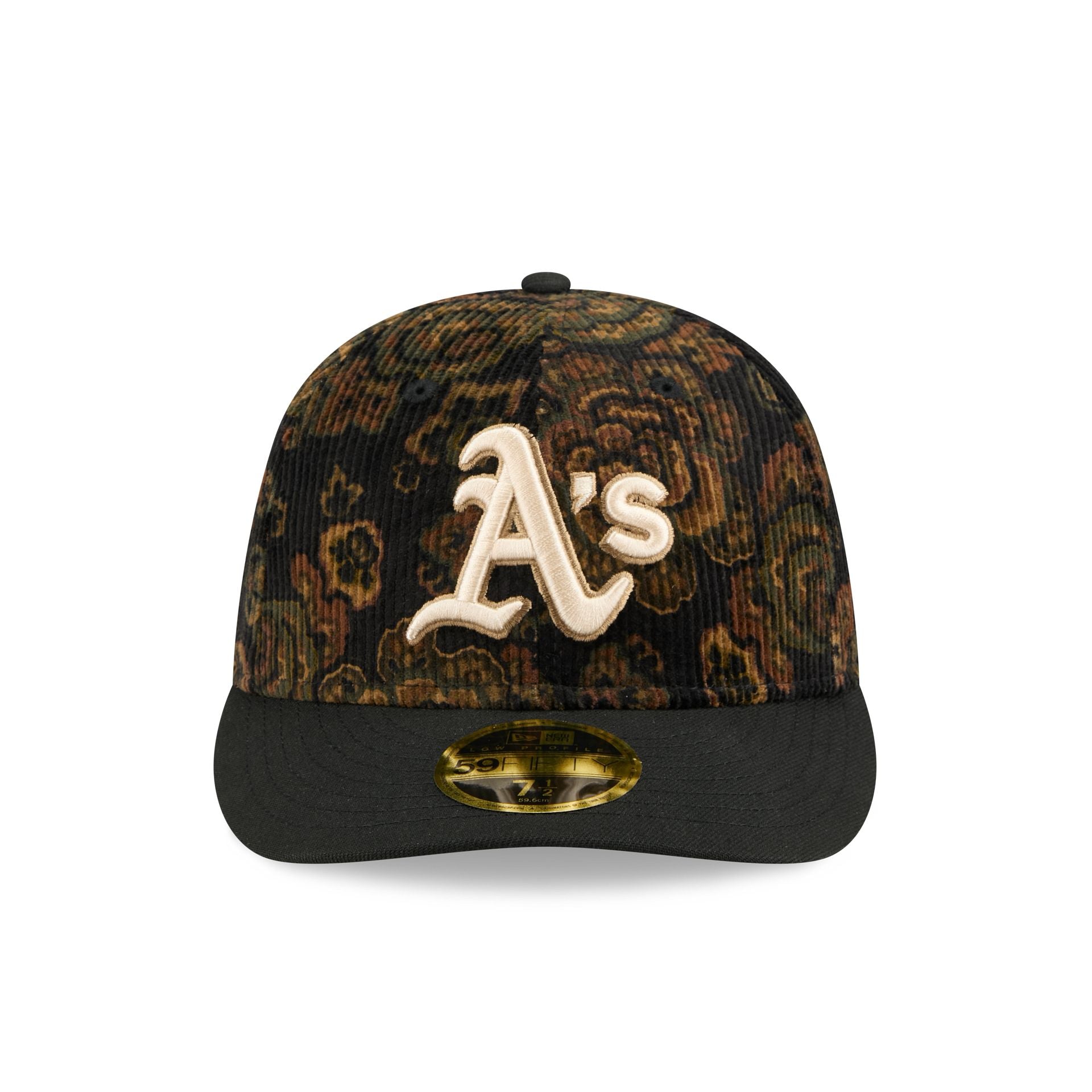 Athletics Three Looms Floral Cord Low Profile 59FIFTY Fitted Hat - Image 2