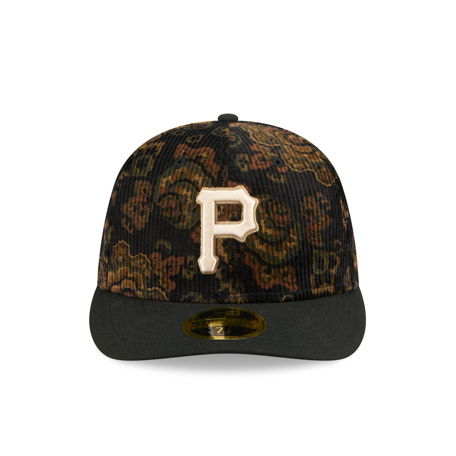 Pittsburgh Pirates Three Looms Floral Cord Low Profile 59FIFTY Fitted Hat - Image 2