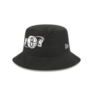 Brooklyn Nets Nylon Logo Bucket Hat