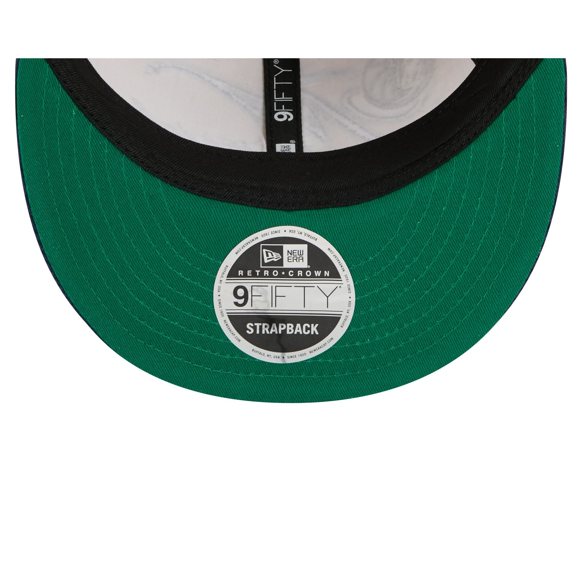 Dallas Mavericks Pinstripe Script Retro Crown 9FIFTY Adjustable Hat - Image 7