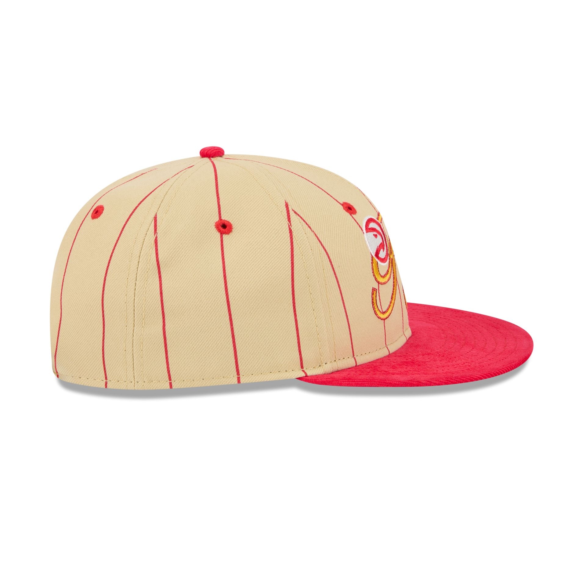 Atlanta Hawks Pinstripe Script Retro Crown 9FIFTY Adjustable Hat - Image 5