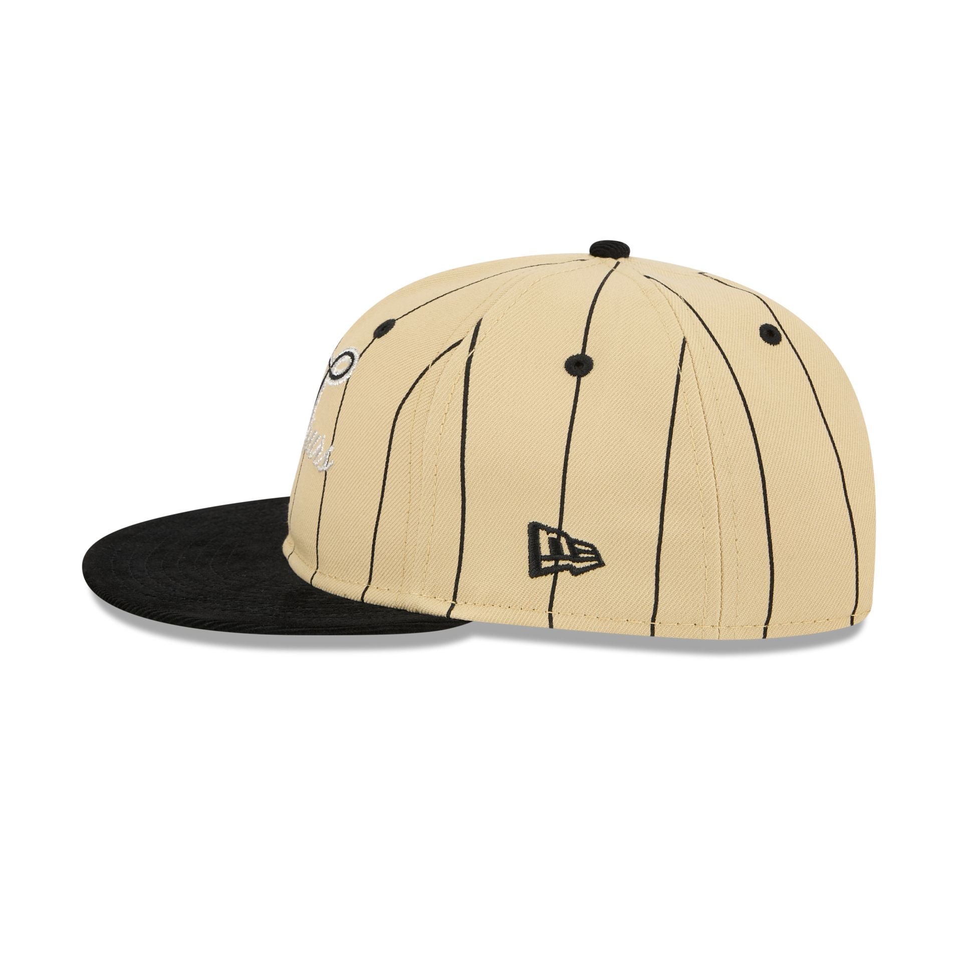 San Antonio Spurs Pinstripe Script Retro Crown 9FIFTY Adjustable Hat - Image 4
