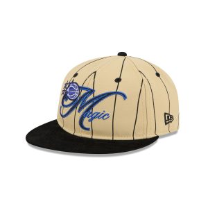 Orlando Magic Pinstripe Script Retro Crown 9FIFTY Adjustable Hat