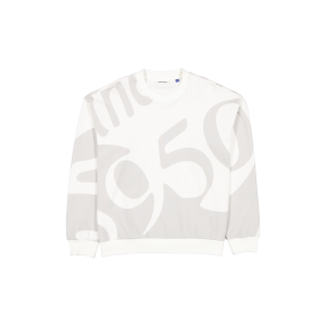 New Era Branded 59FIFTY Splitter College White Crewneck