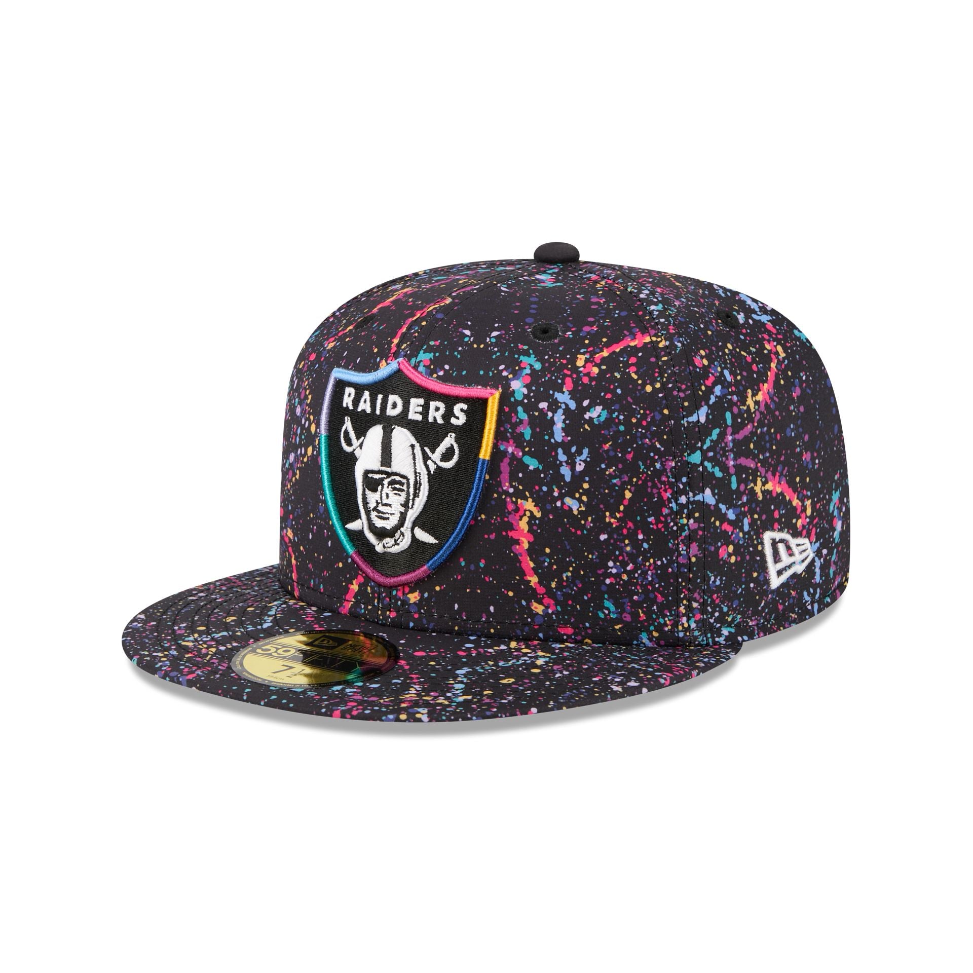 Las Vegas Raiders 2025 Crucial Catch 59FIFTY Fitted Hat - Image 3