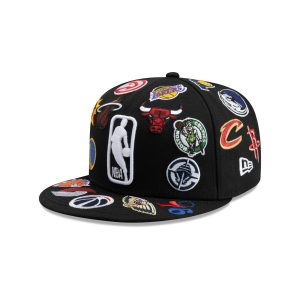 NBA Logo Scramble 59FIFTY Fitted Hat