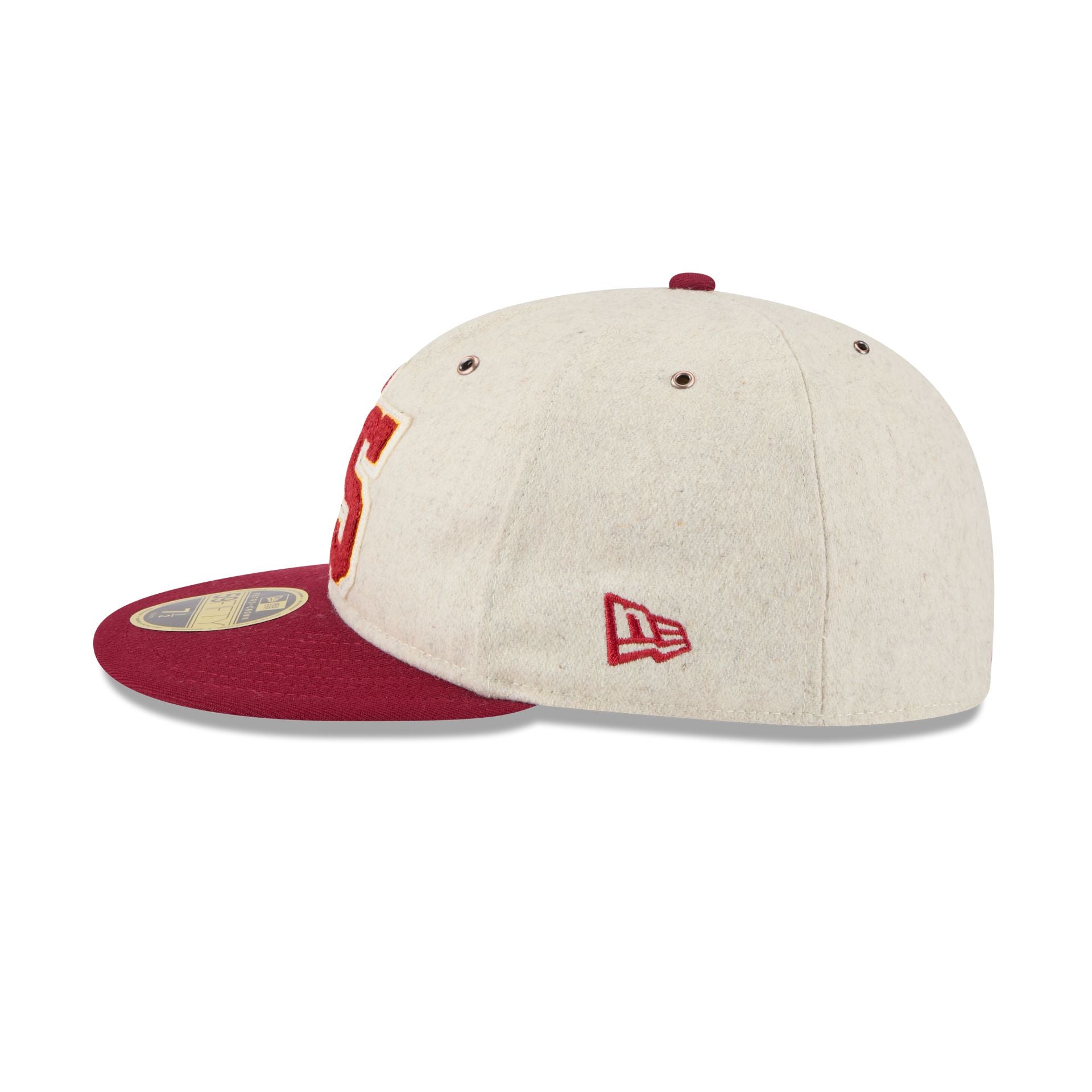 Florida State Seminoles College Vault Wool Letterman Retro Crown 59FIFTY Fitted Hat - Image 4