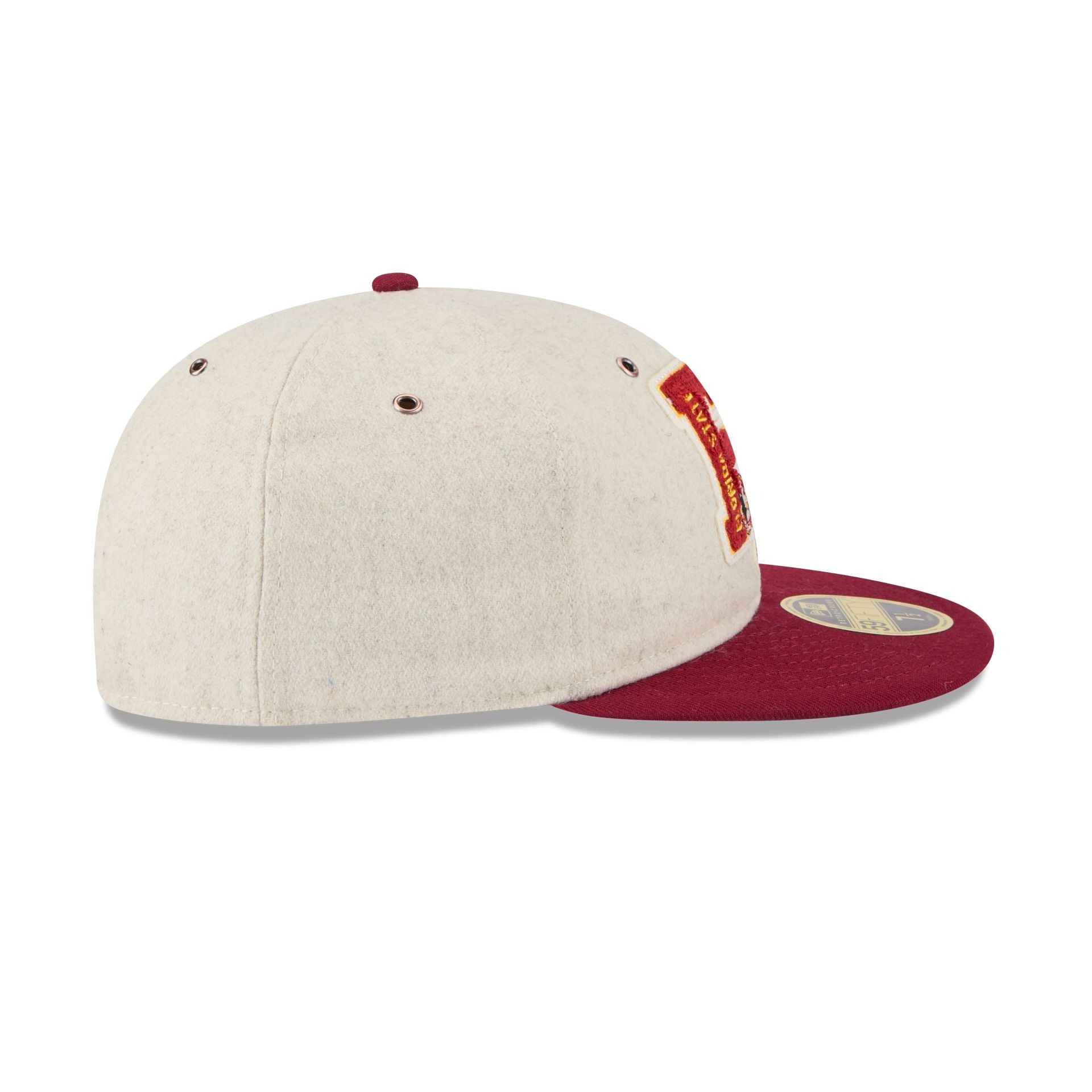 Florida State Seminoles College Vault Wool Letterman Retro Crown 59FIFTY Fitted Hat - Image 5