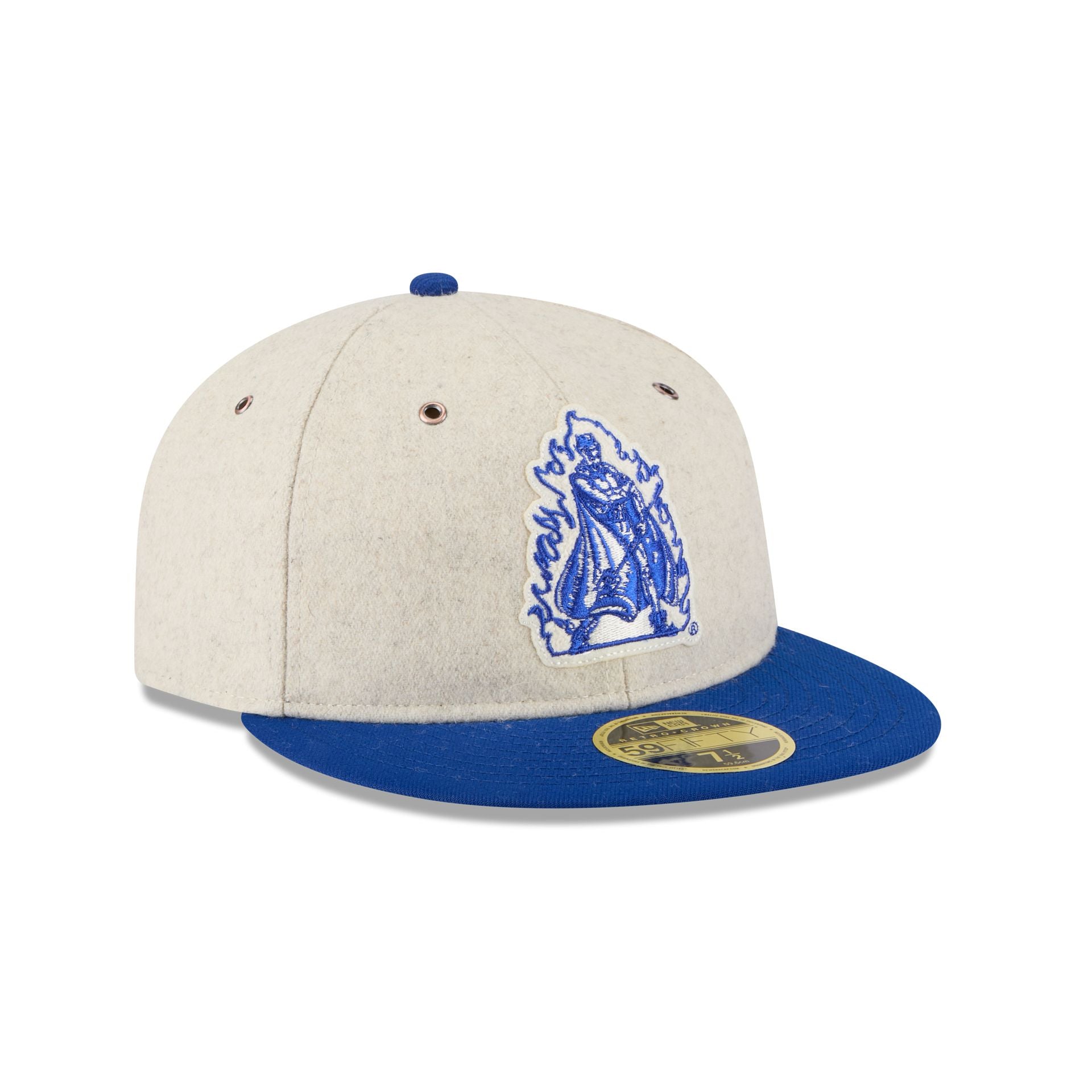 Duke Blue Devils College Vault Wool Letterman Retro Crown 59FIFTY Fitted Hat - Image 3