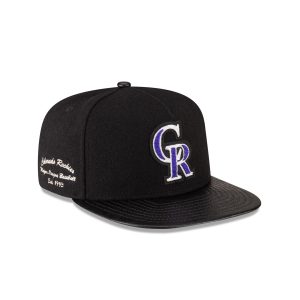 Colorado Rockies Wool Letterman 9FIFTY A-Frame Snapback Hat