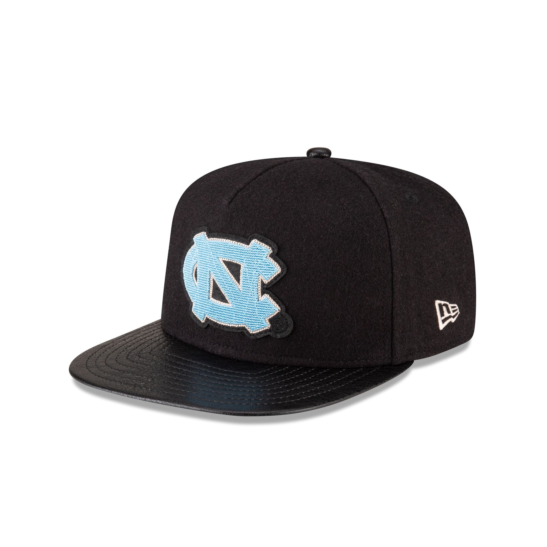 North Carolina Tar Heels Wool Letterman 9FIFTY A-Frame Snapback Hat - Image 3