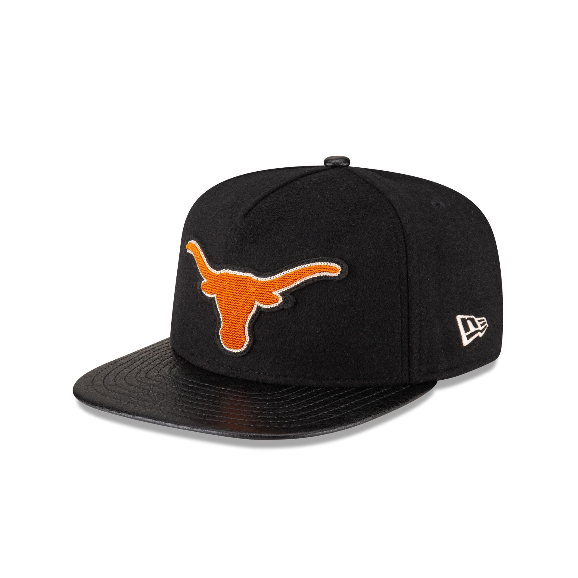 Texas Longhorns Wool Letterman 9FIFTY A-Frame Snapback Hat - Image 3