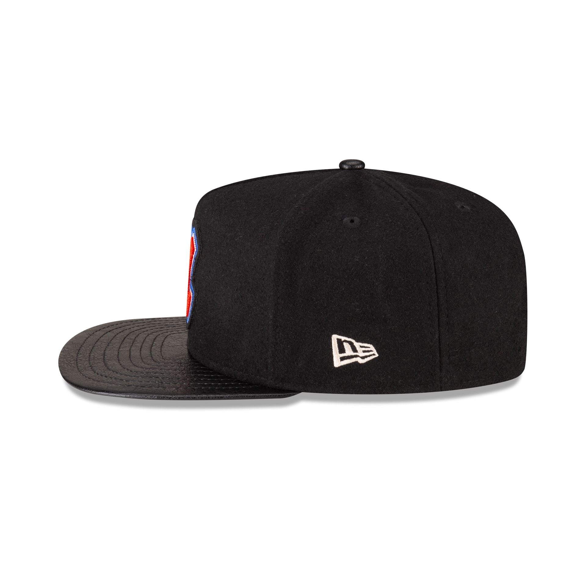 Atlanta Braves Wool Letterman 9FIFTY A-Frame Snapback Hat - Image 5