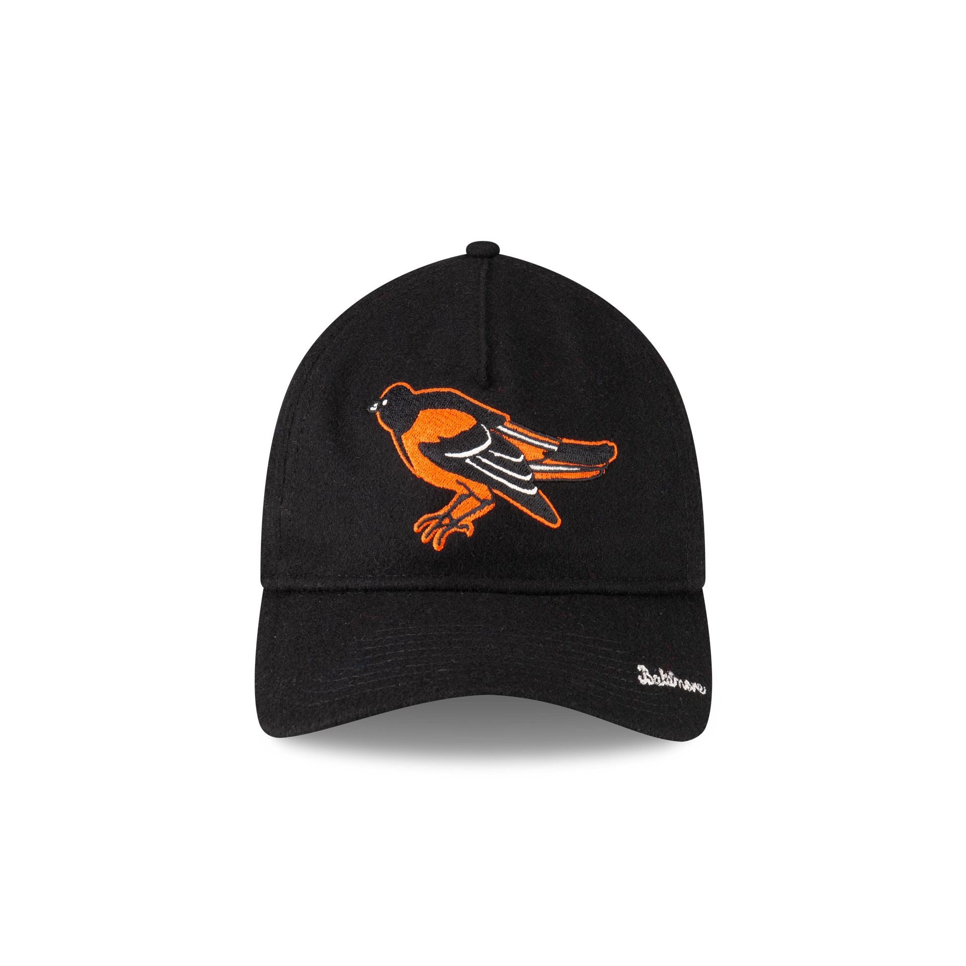 Baltimore Orioles Wool Letterman 9TWENTY A-Frame Adjustable Hat Adjustable Hat - Image 2