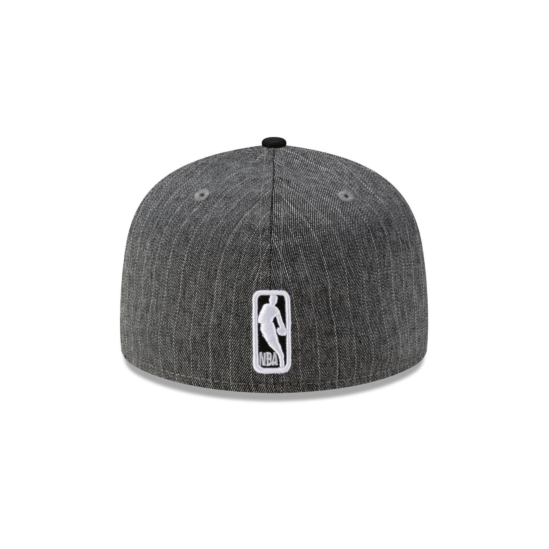 Just Caps Black Pinstripe New York Knicks 59FIFTY Fitted Hat - Image 6