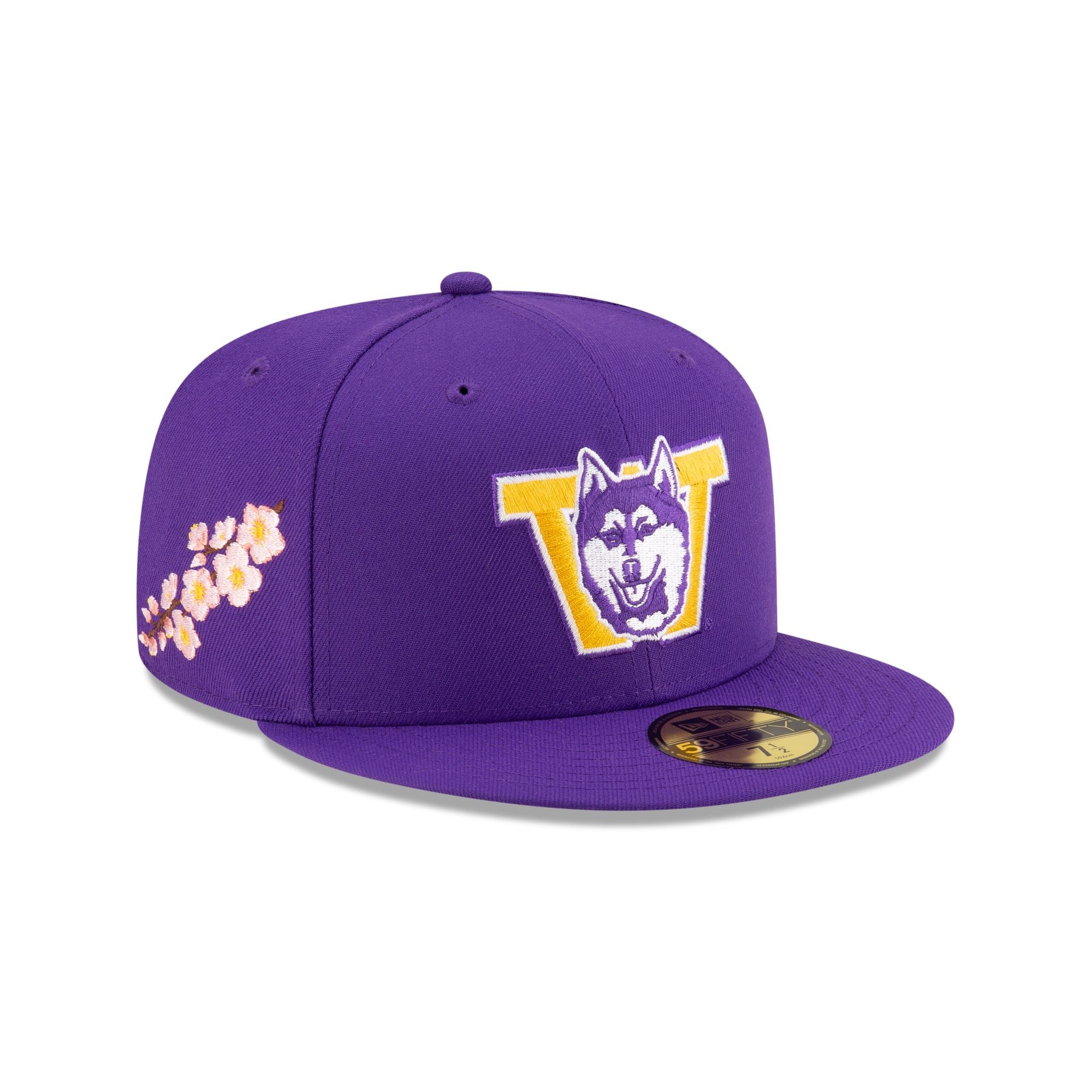 Washington Huskies Purple Blossom 59FIFTY Fitted Hat - Image 3