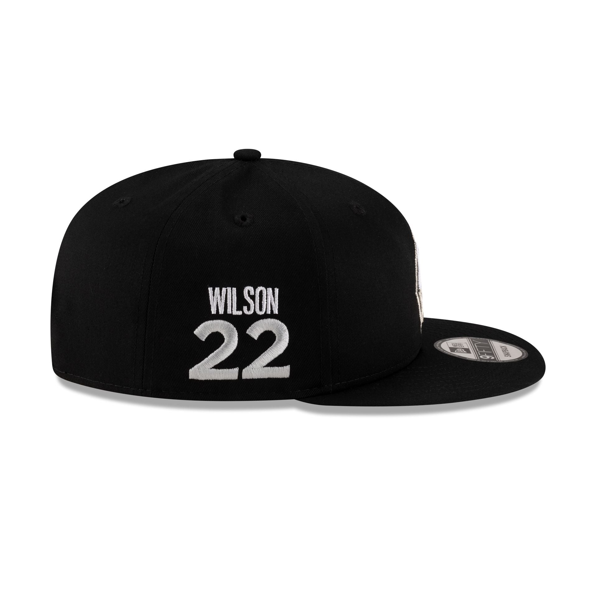 Las Vegas Aces A'ja Wilson Black 9FIFTY Snapback Hat - Image 4