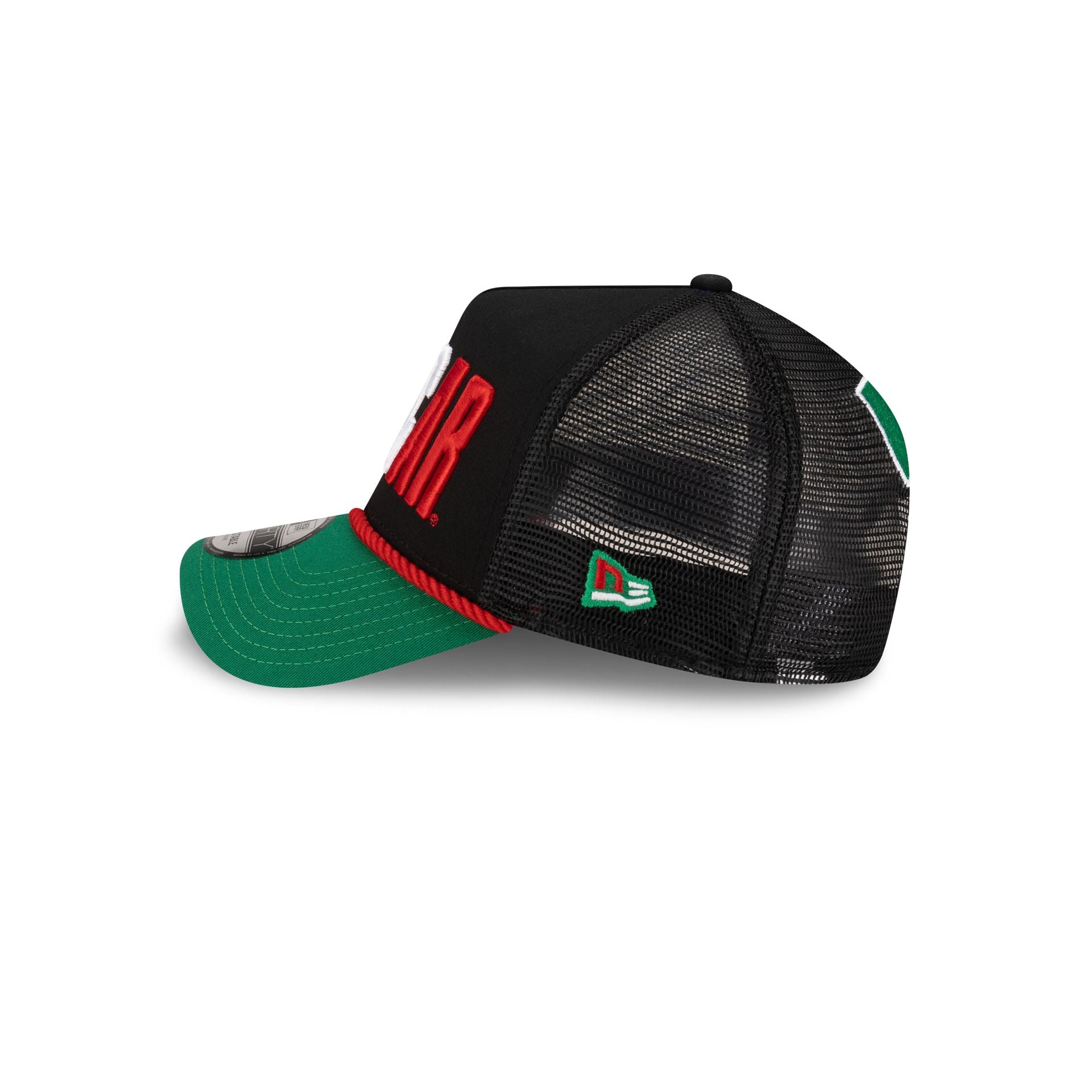 NASCAR Classics Mexico City Race 9FORTY A-Frame Trucker Hat - Image 4