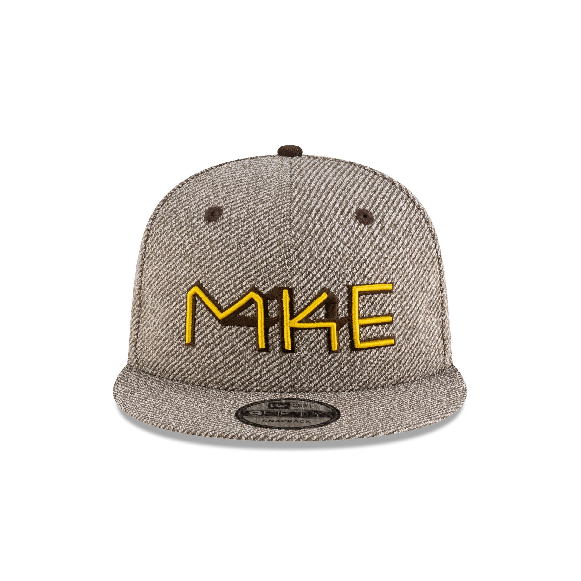 Tyler Herro x Milwaukee Brewers Heather Brown 9FIFTY Snapback Hat - Image 2