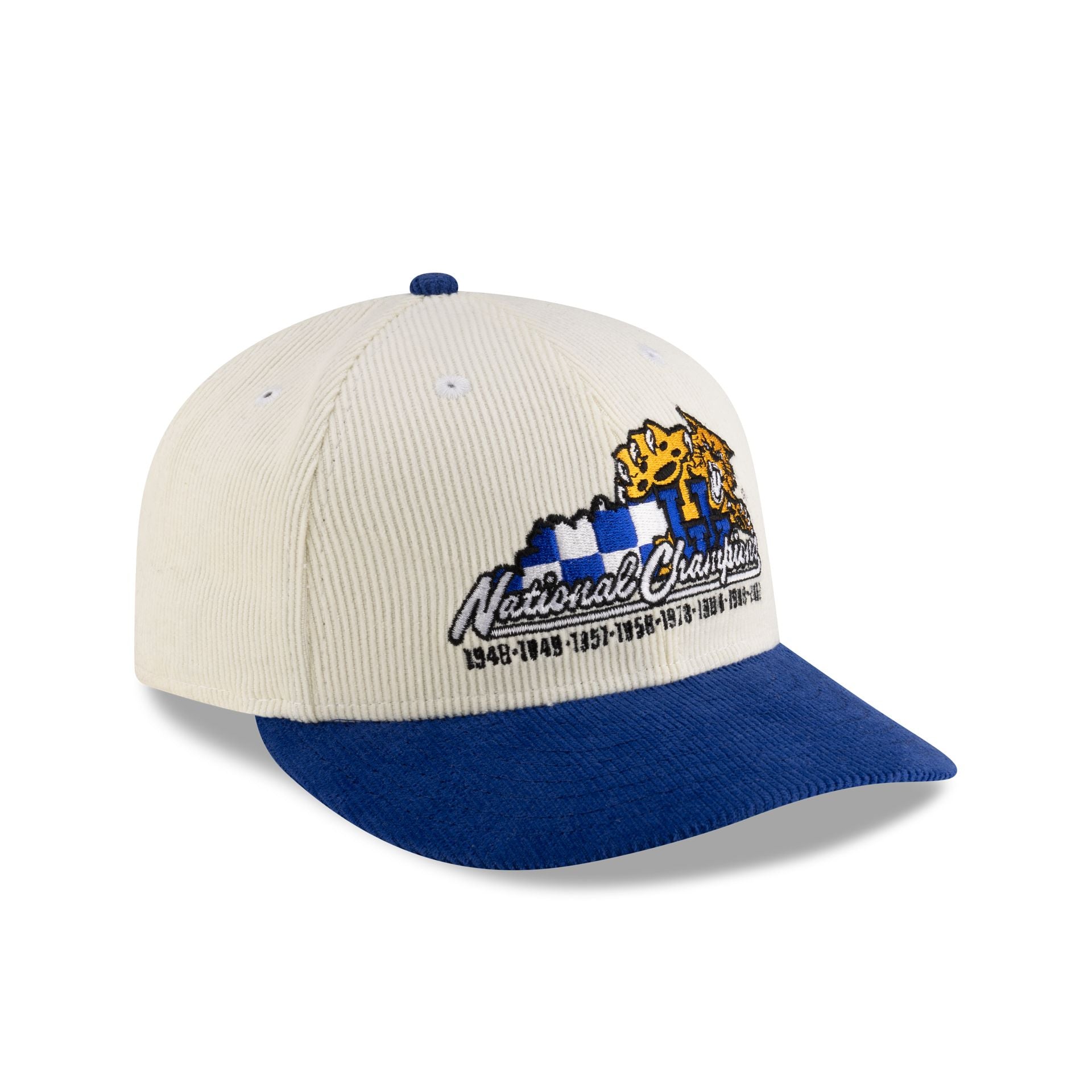 Tyler Herro x Kentucky Wildcats Chrome Corduroy Low Profile 9FIFTY Snapback Hat - Image 3