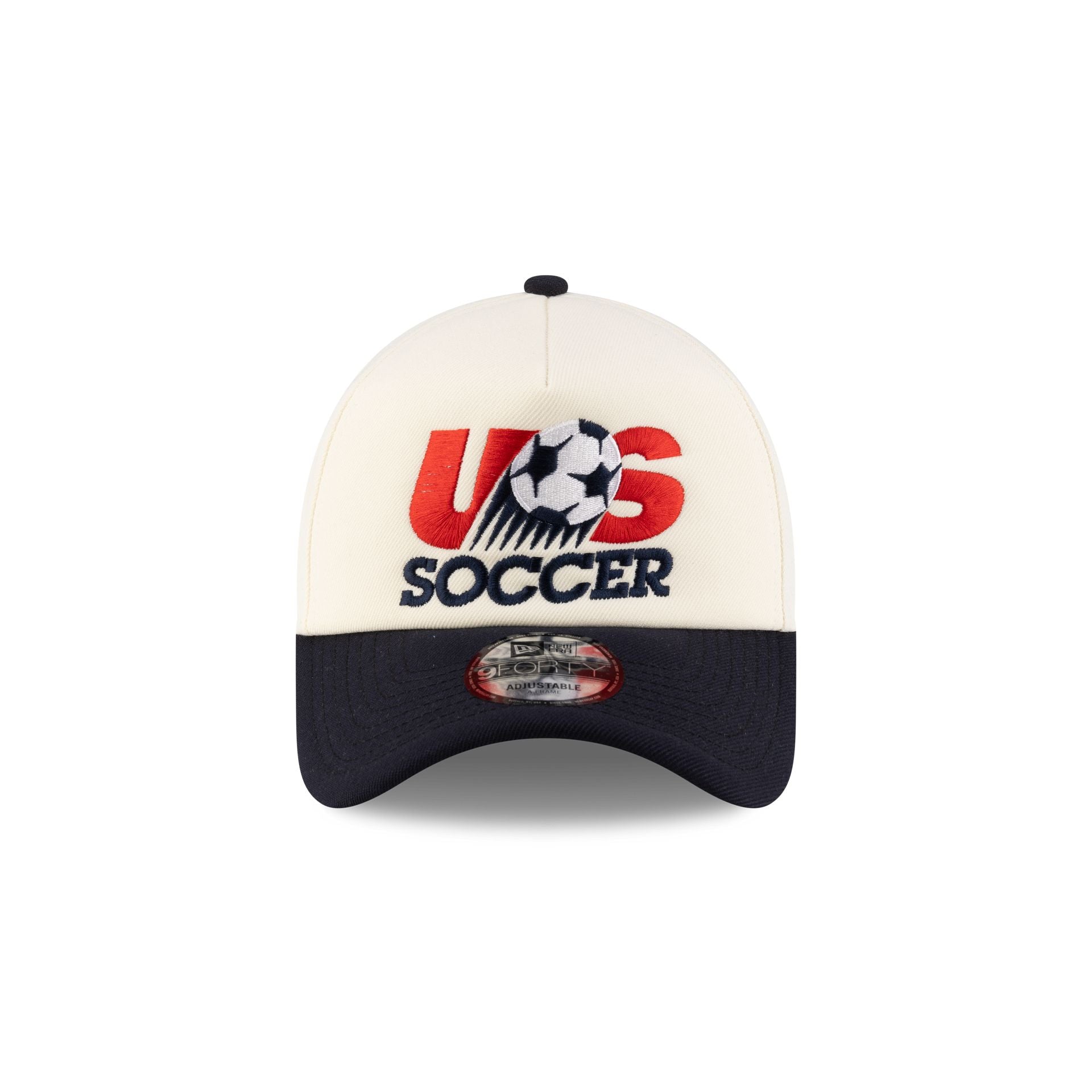 U.S. Soccer Retro 1993 9FORTY A-Frame Snapback Hat - Image 2