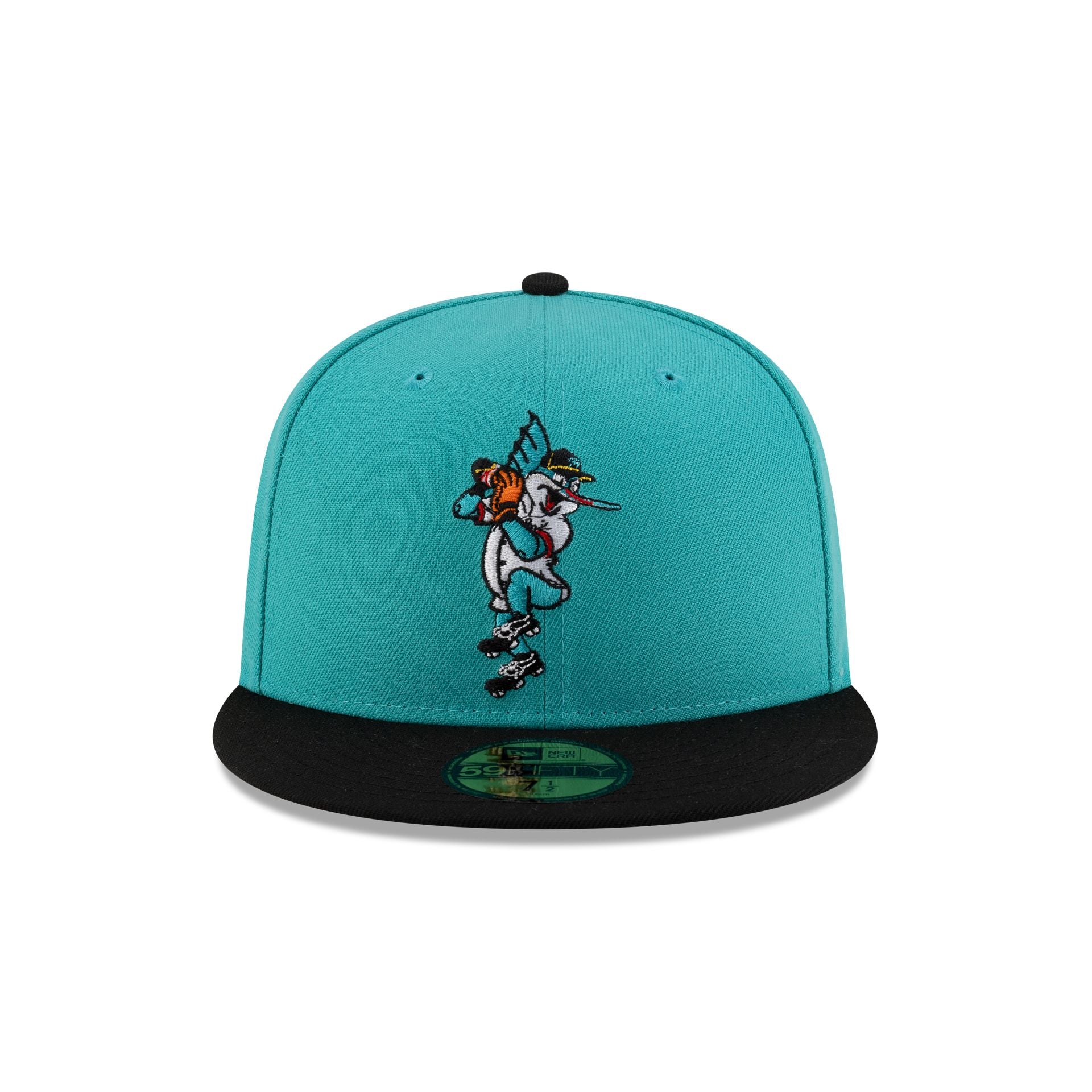 Miami Marlins Mascot Blue 59FIFTY Fitted Hat - Image 2