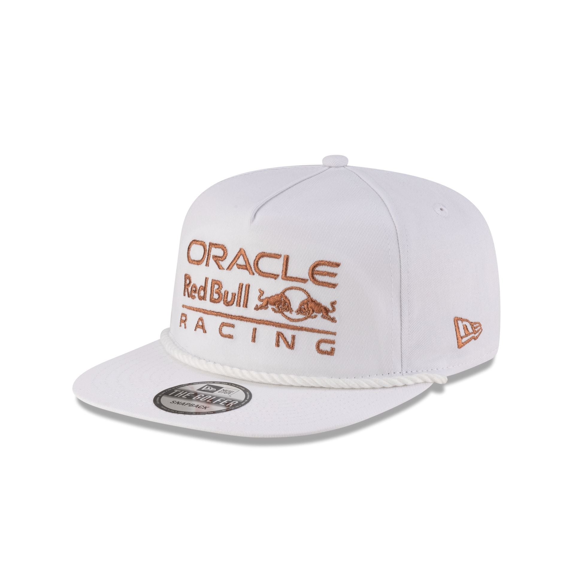 Oracle Red Bull Racing White Copper Golfer Hat - Image 3