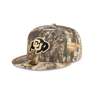 Colorado Buffaloes Tan Terry Realtree 59FIFTY Fitted Hat