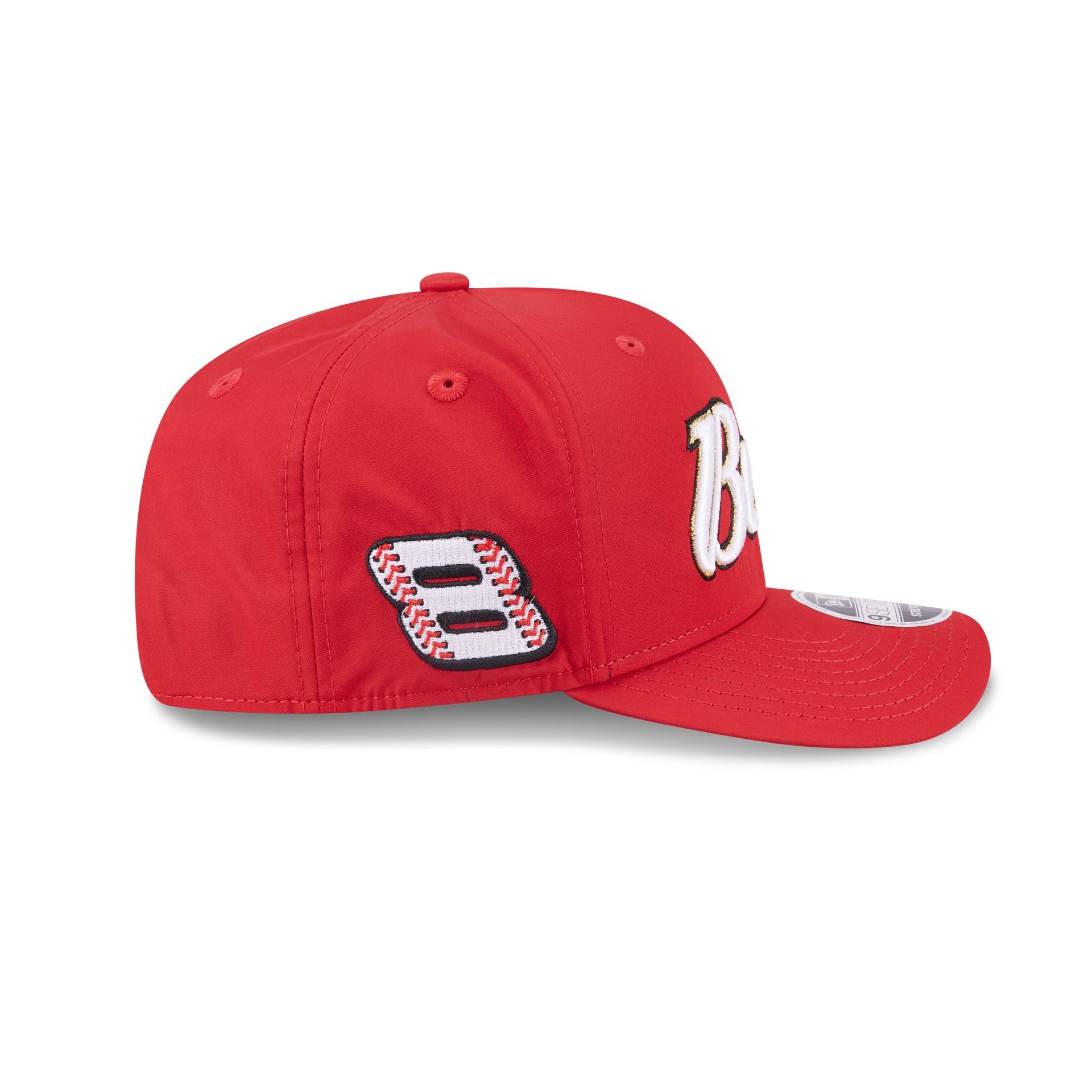 Dale Earnhardt Jr. x Budweiser Red 9SEVENTY Stretch-Snap Hat - Image 4