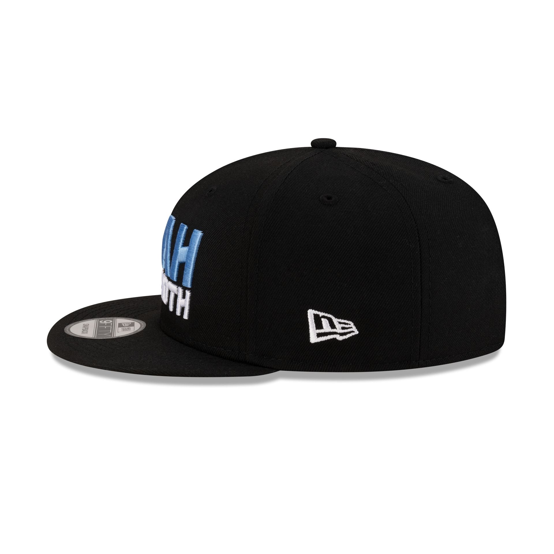 Utah Mammoth Black Stack 9FIFTY Snapback Hat - Image 4