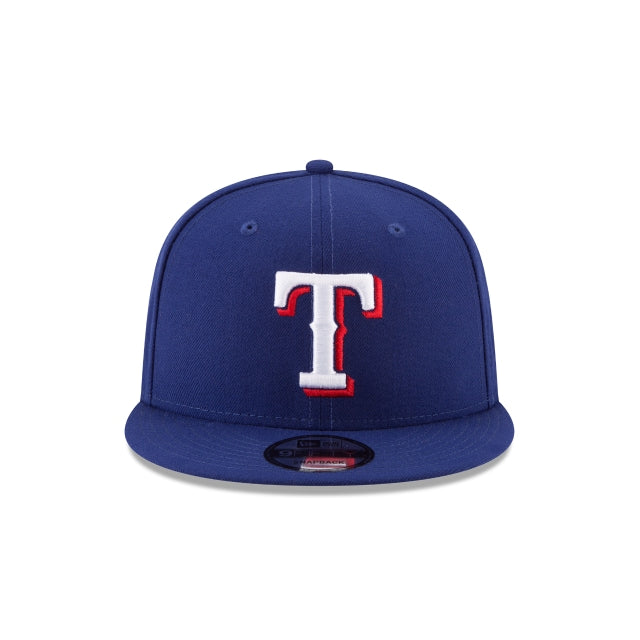 Texas Rangers Team Color Basic 9FIFTY Snapback Hat - Image 2