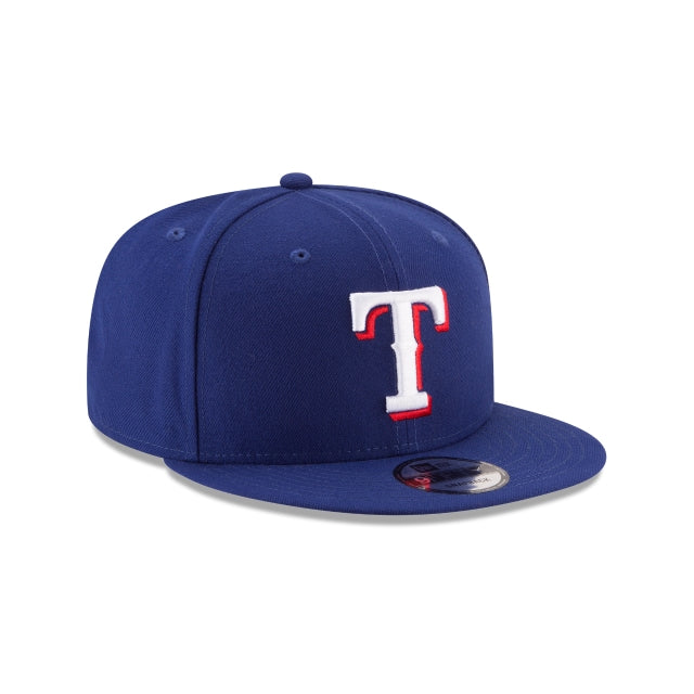 Texas Rangers Team Color Basic 9FIFTY Snapback Hat - Image 3