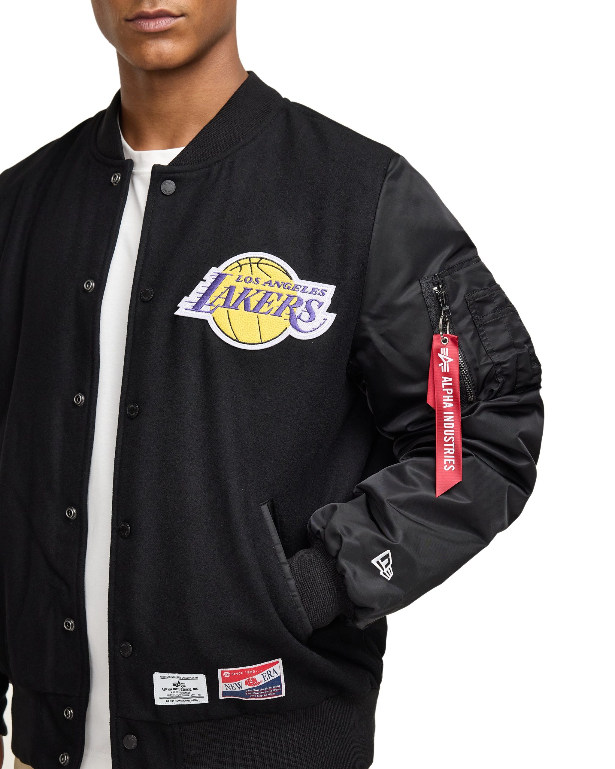Alpha Industries x New York Knicks MA-1 Wool Varsity Jacket - Image 4