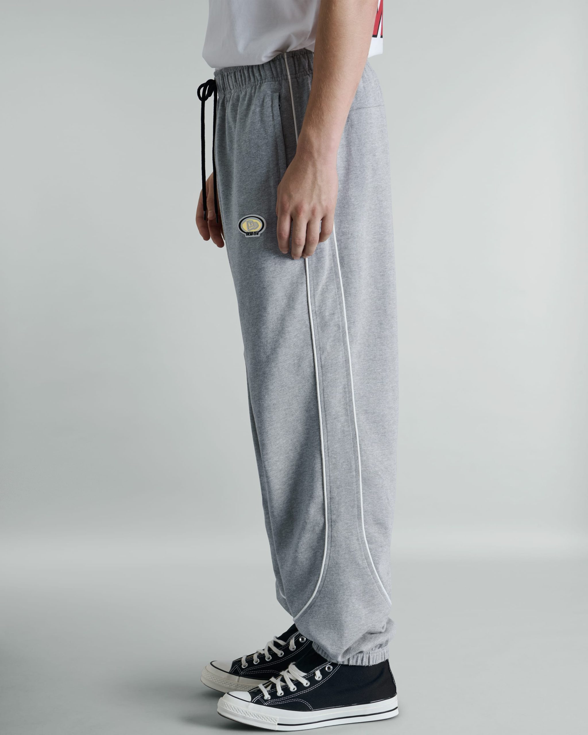 Shoreline Heather Gray Track Joggers - Image 4